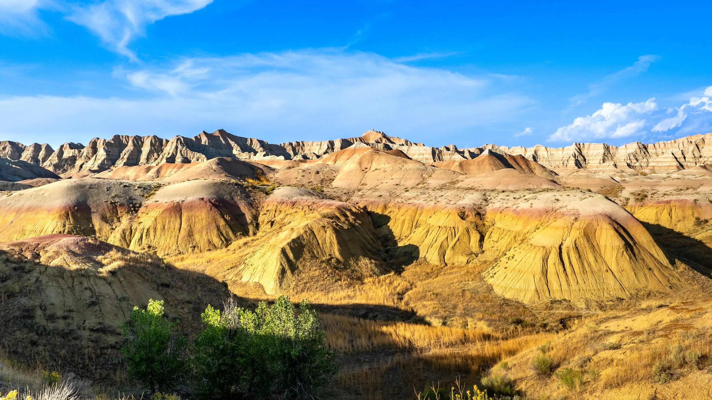 Yellow Mounds Area Nearing Sunset