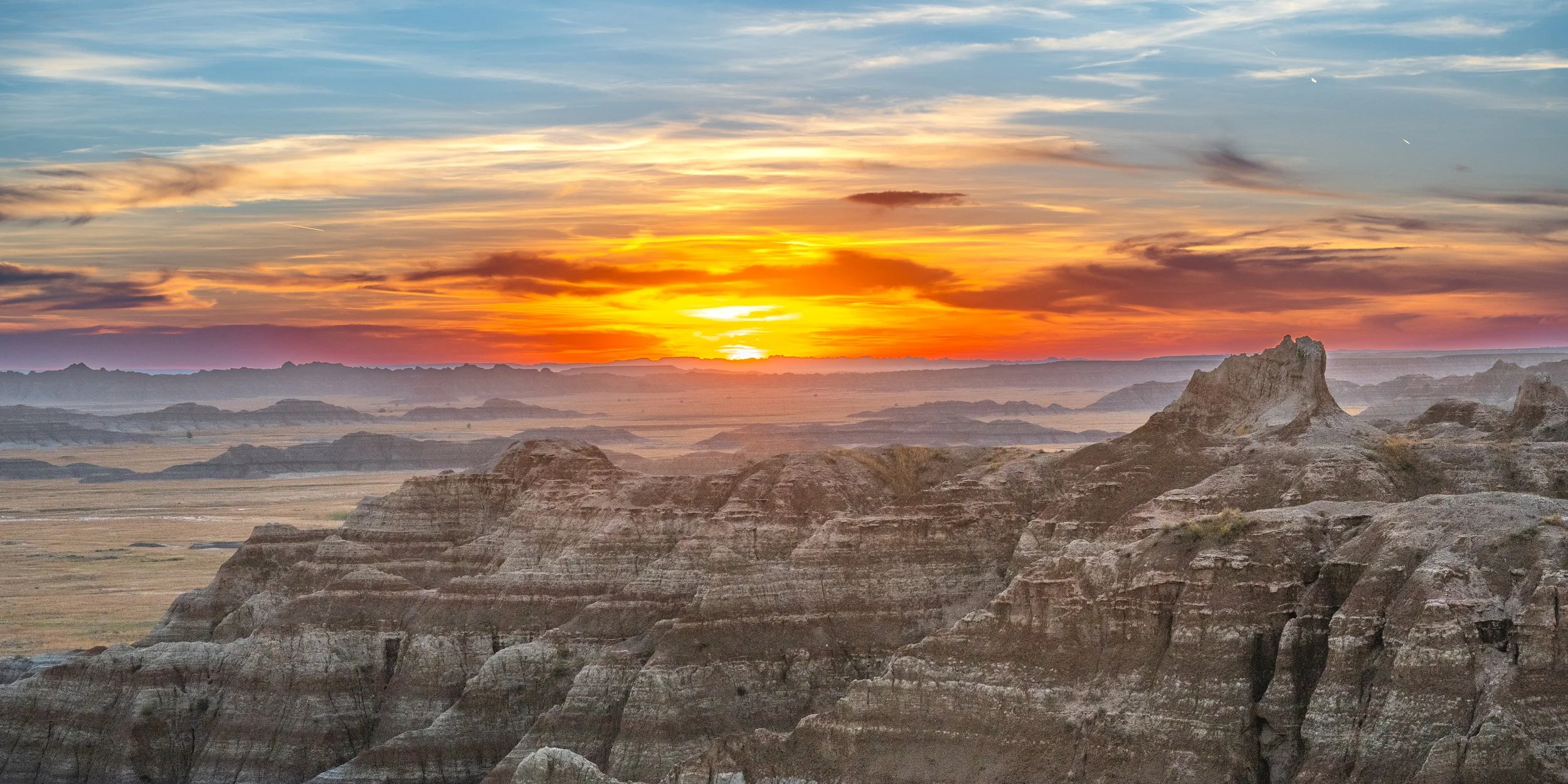 Sunset View from Norbeck Pass