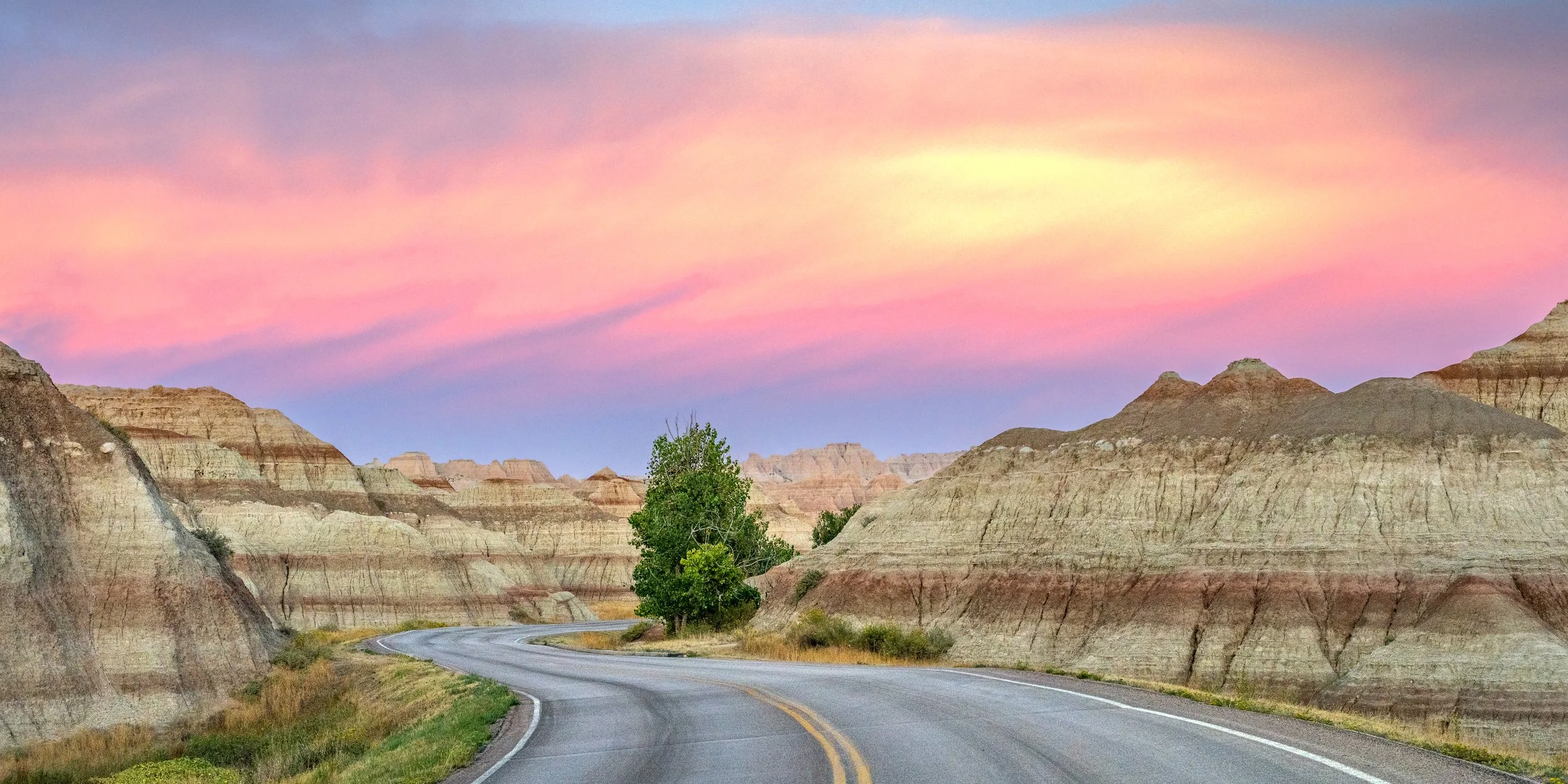 Post Sunset View between Saddle Pass and Cedar Pass