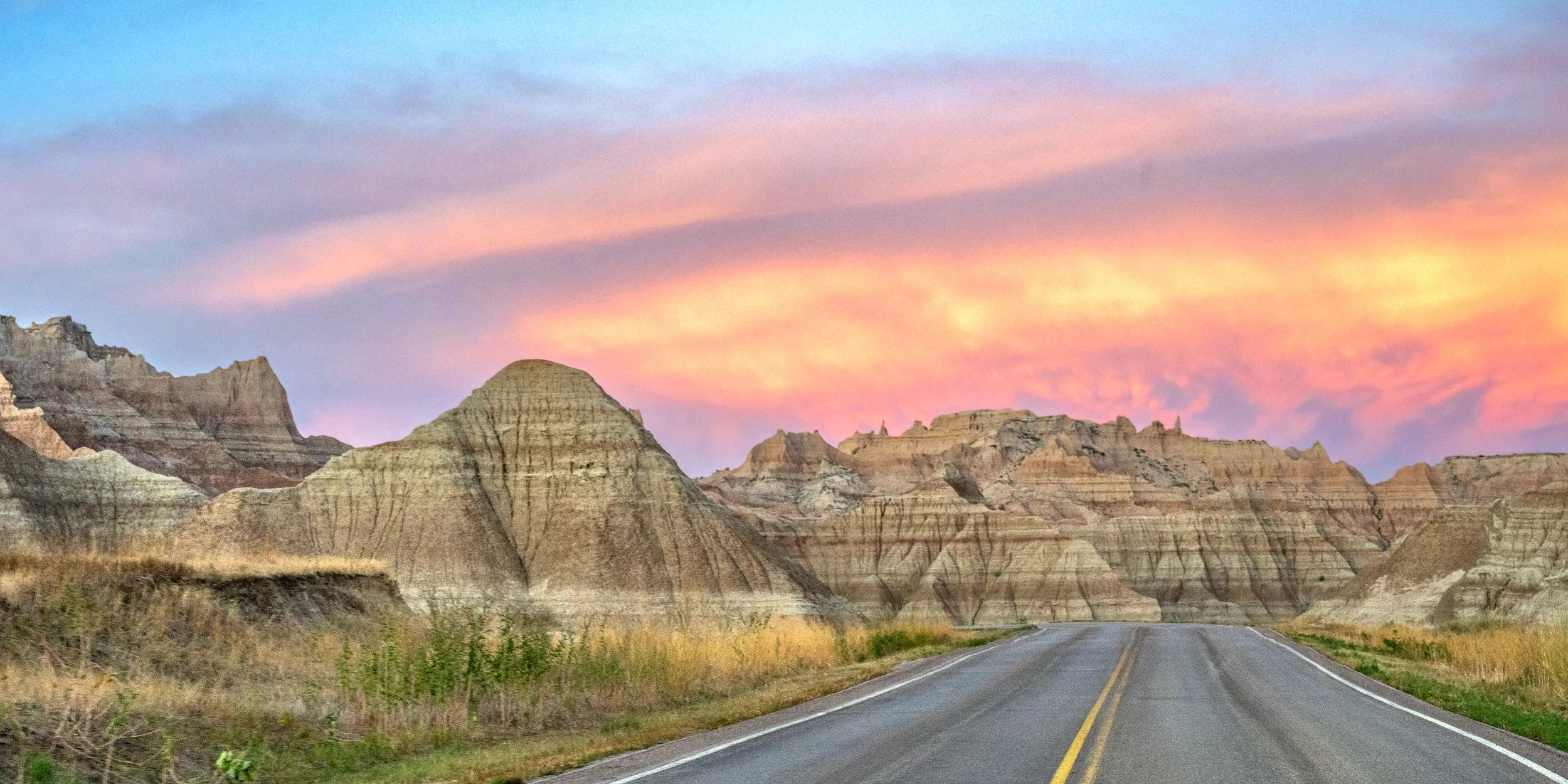 Post Sunset View between Saddle Pass and Cedar Pass