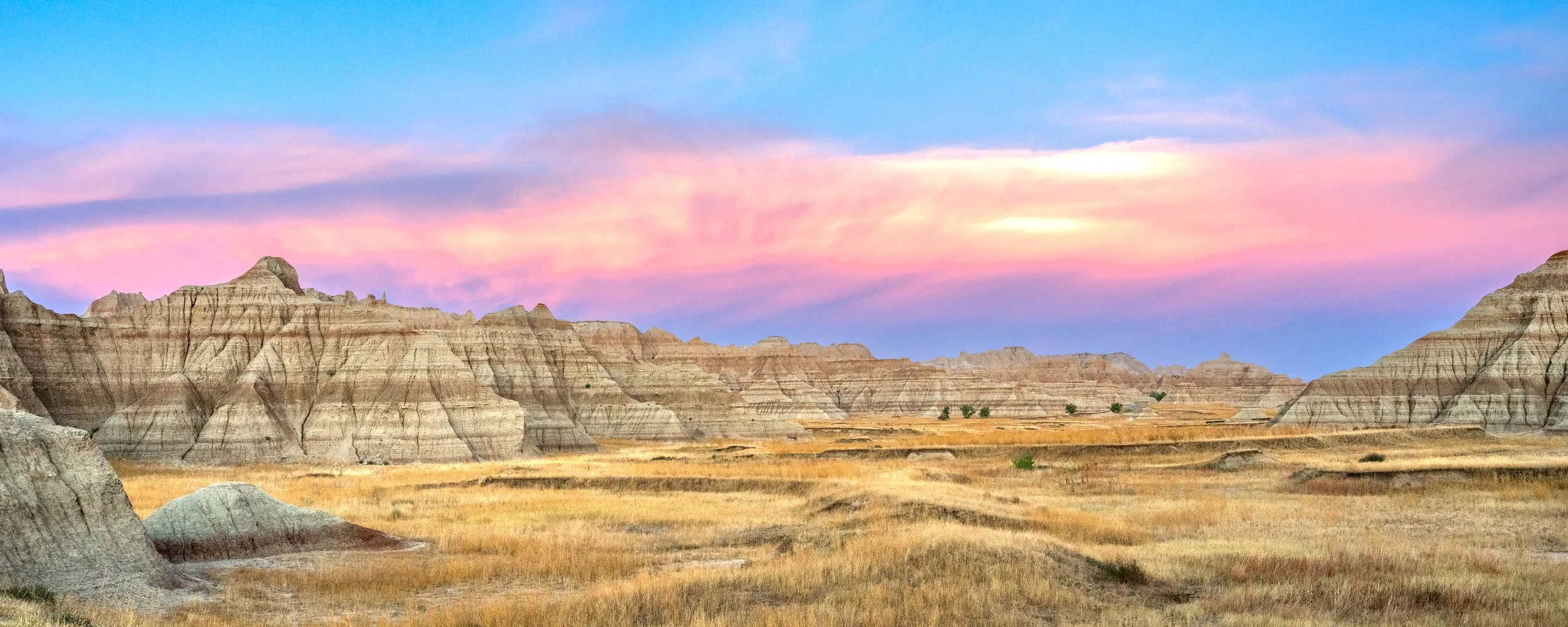 Post Sunset View between Saddle Pass and Cedar Pass