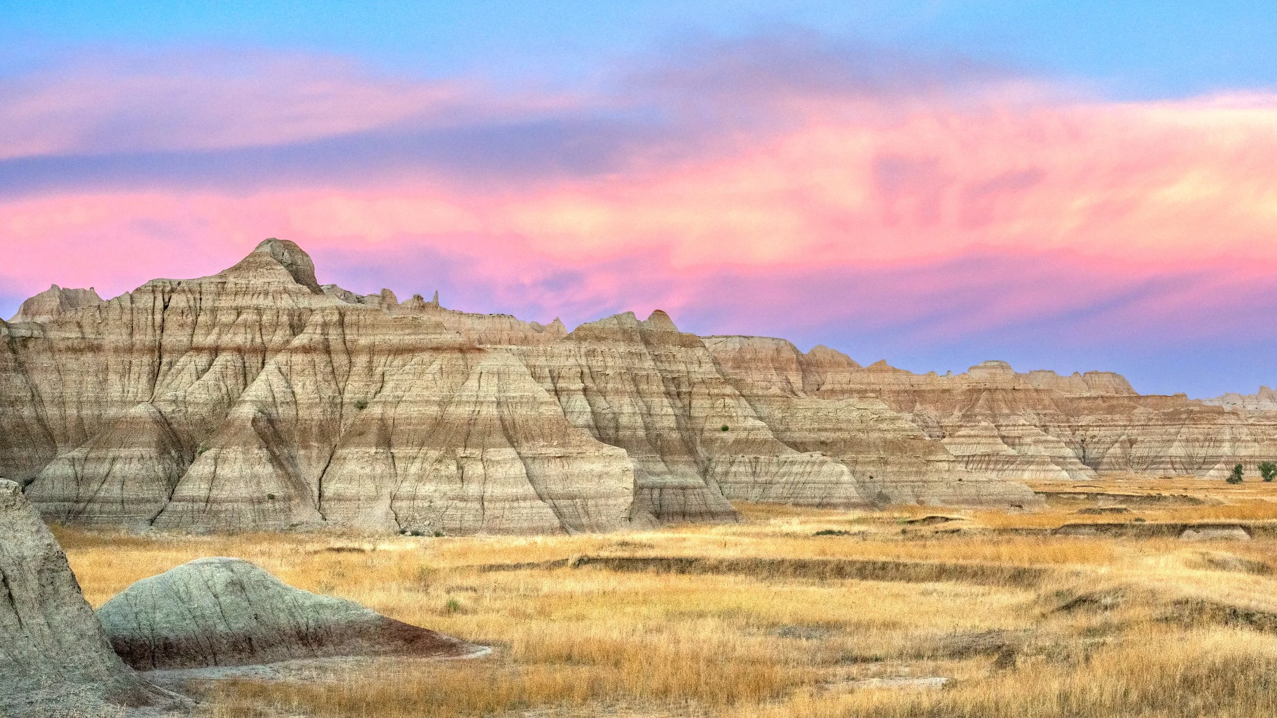 Post Sunset View between Saddle Pass and Cedar Pass