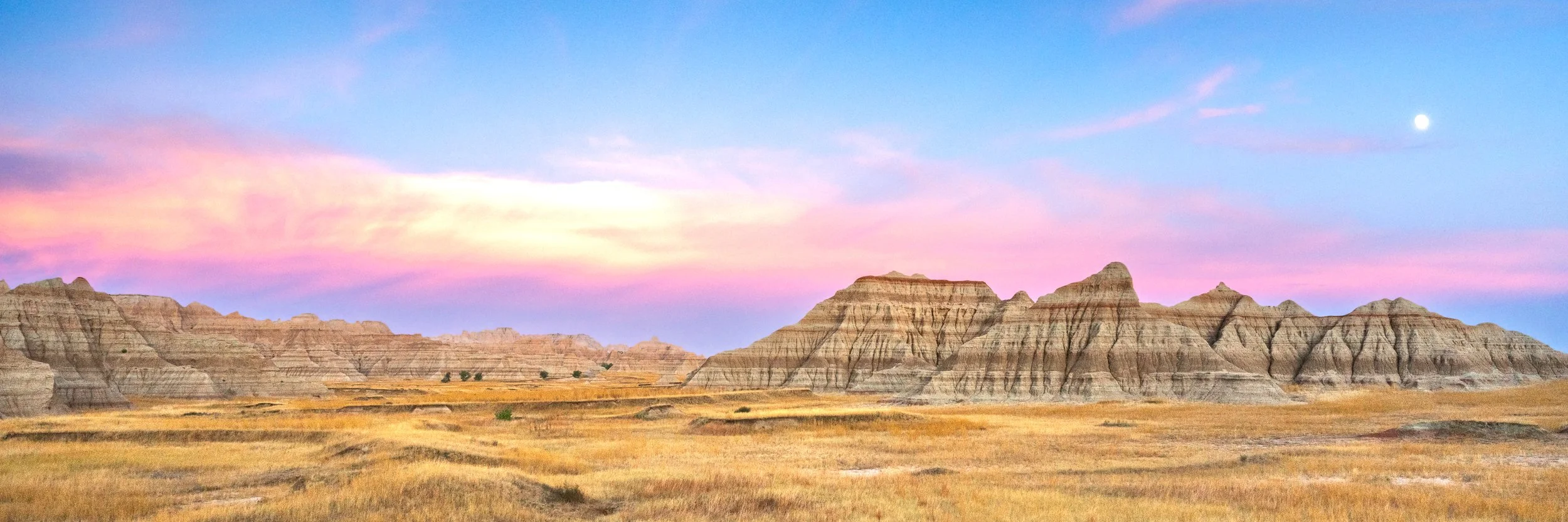 Post Sunset View between Saddle Pass and Cedar Pass
