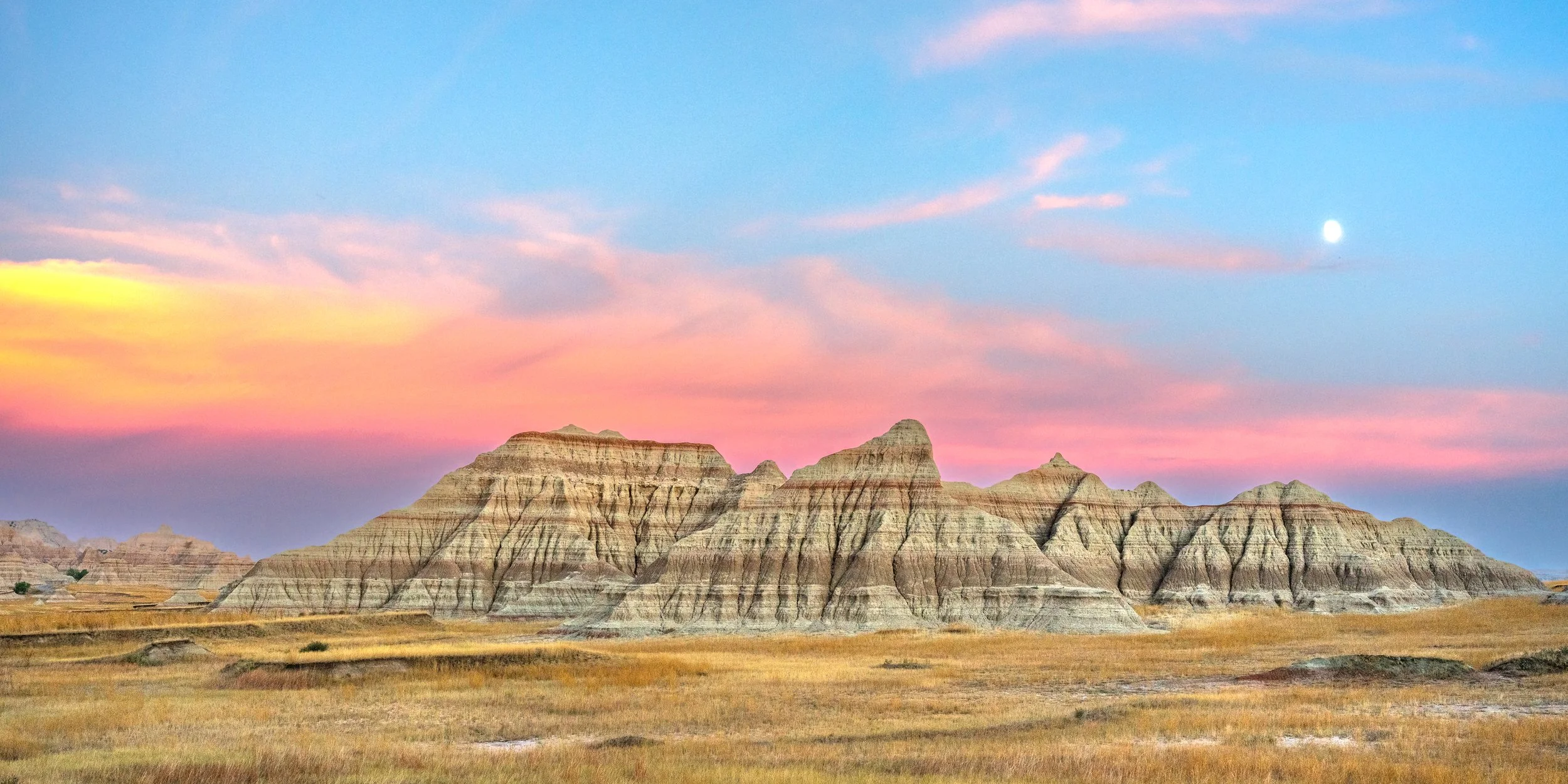 Post Sunset View between Saddle Pass and Cedar Pass