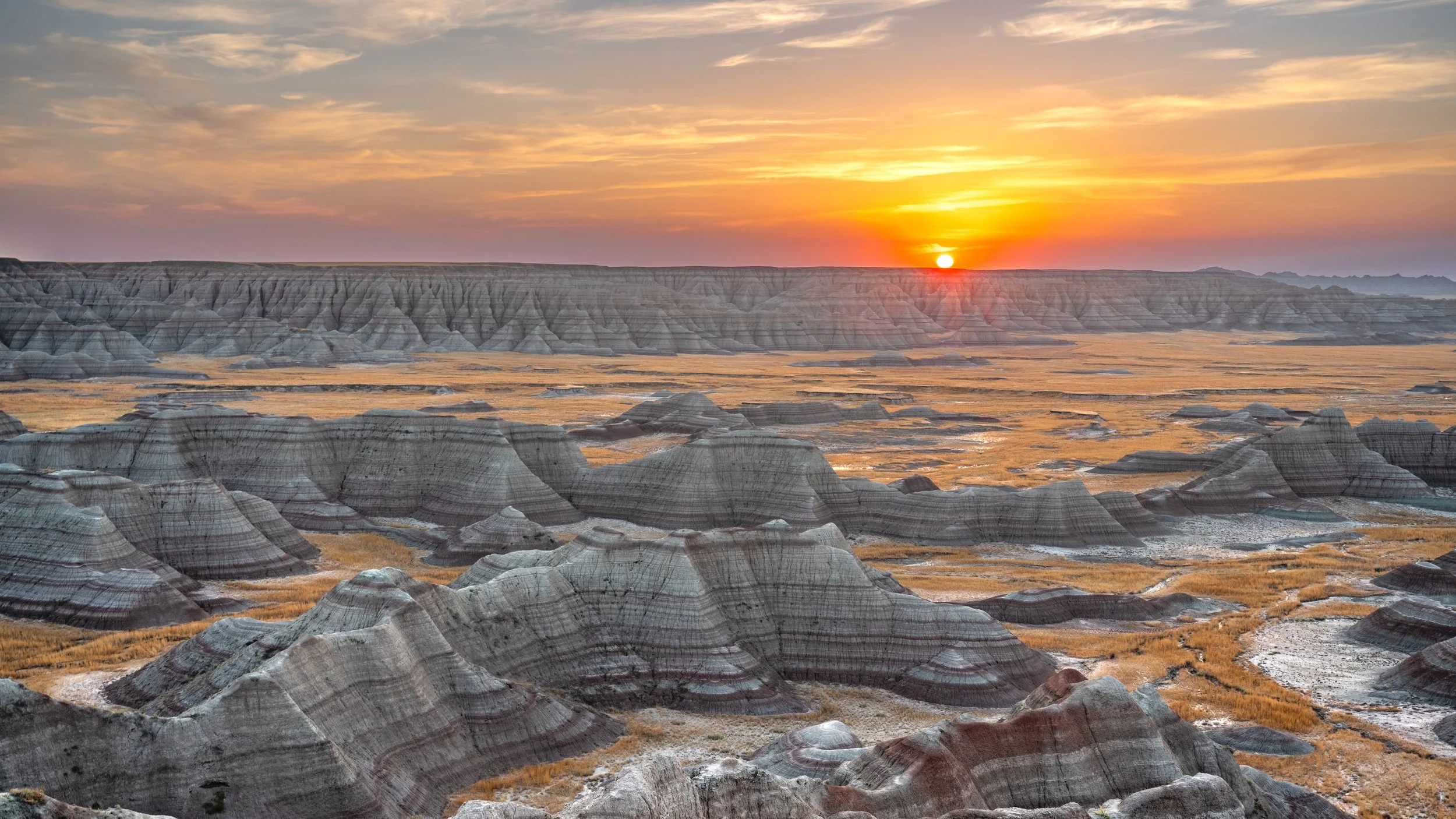 Sunrise View at Big Badlands Overlook