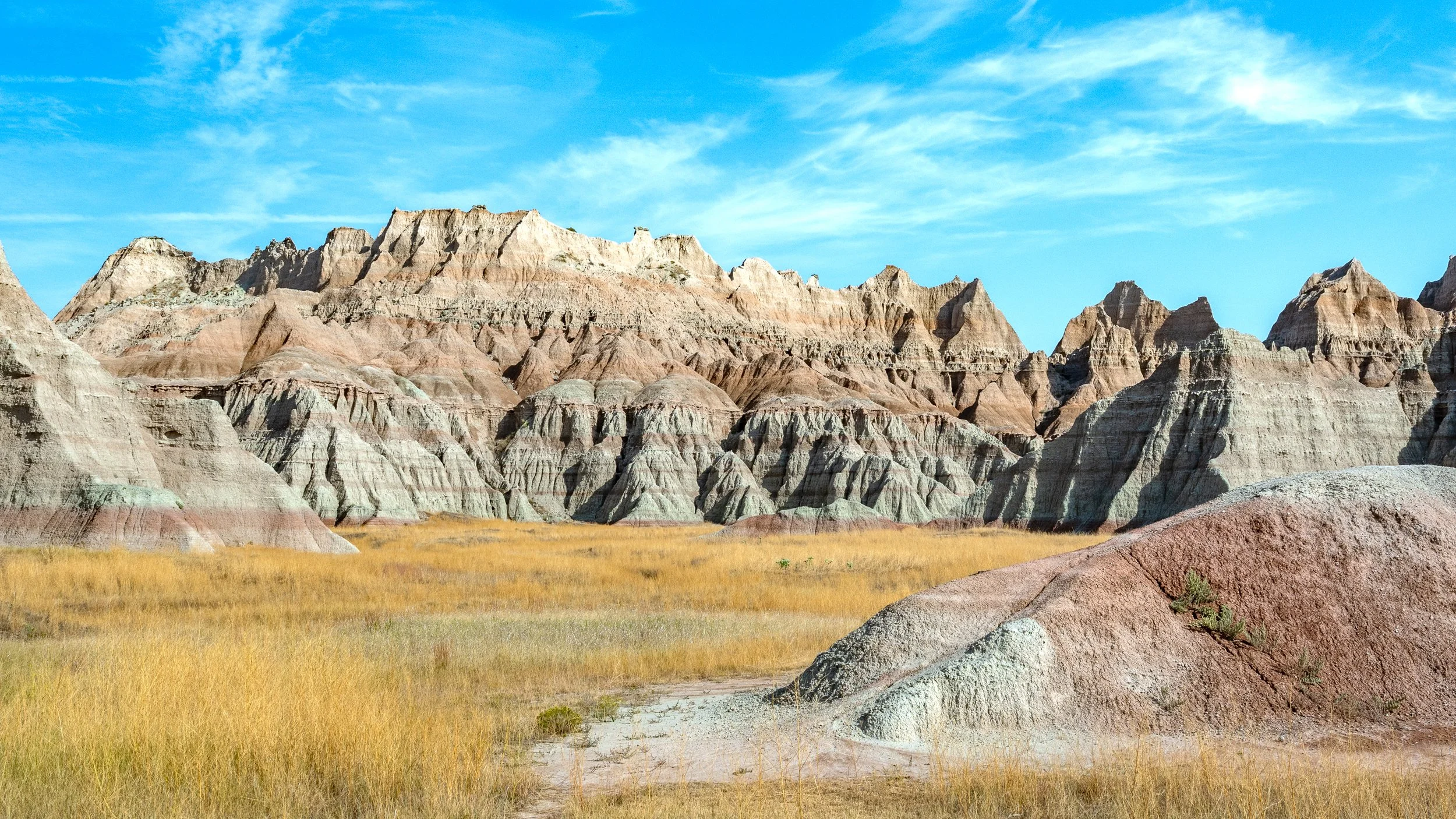 View between Cedar Pass and Saddle Pass