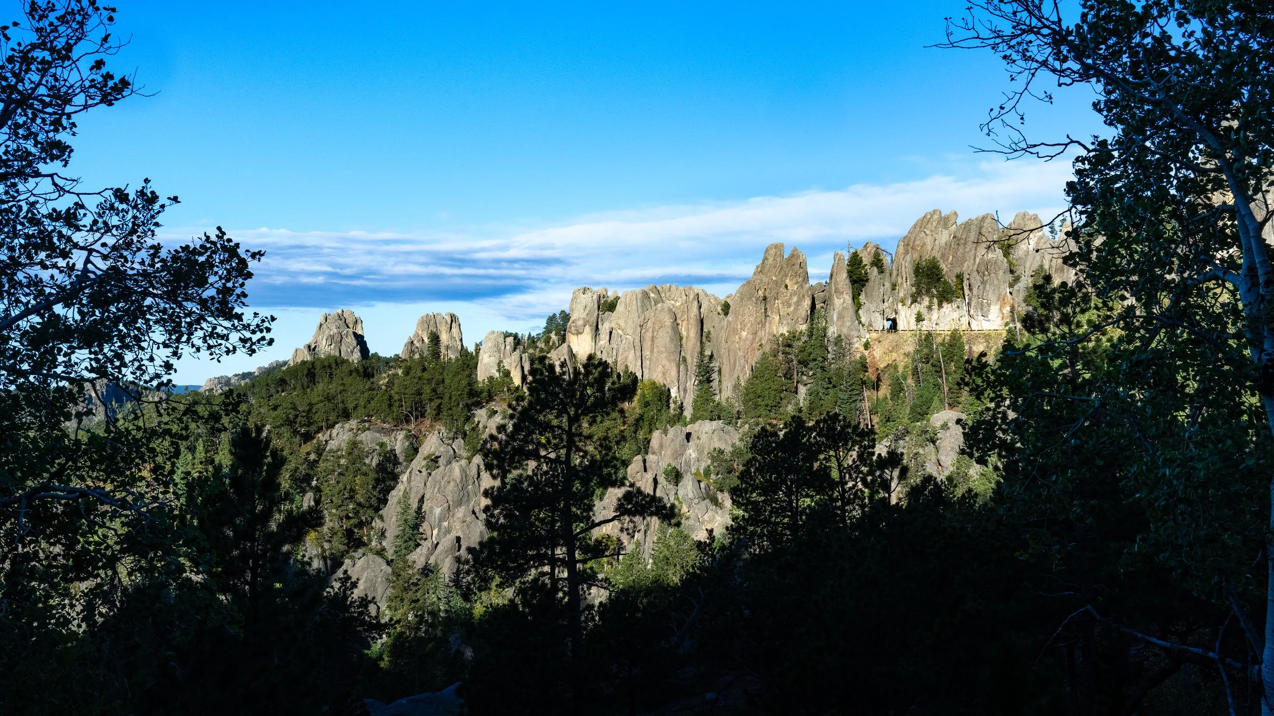 The Pinnacles and Needles Eye Tunnel in Early Morning