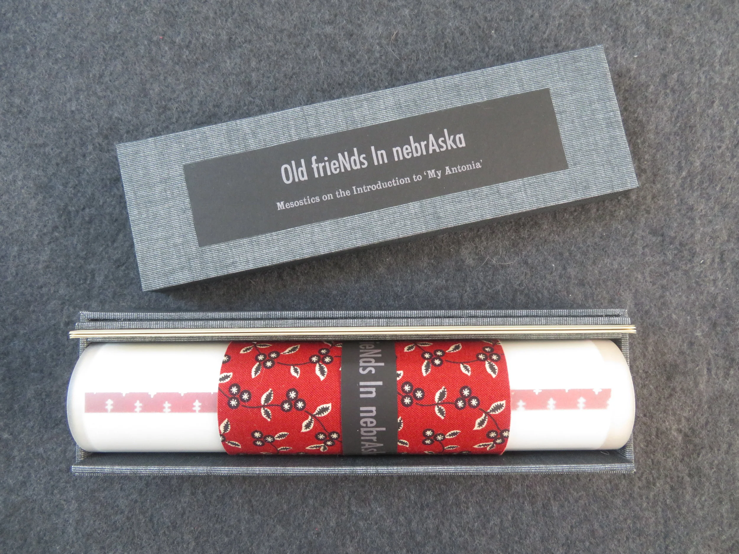 Old FrieNds In NebrAska; Mesostics on the Introduction to "My Ántonia"