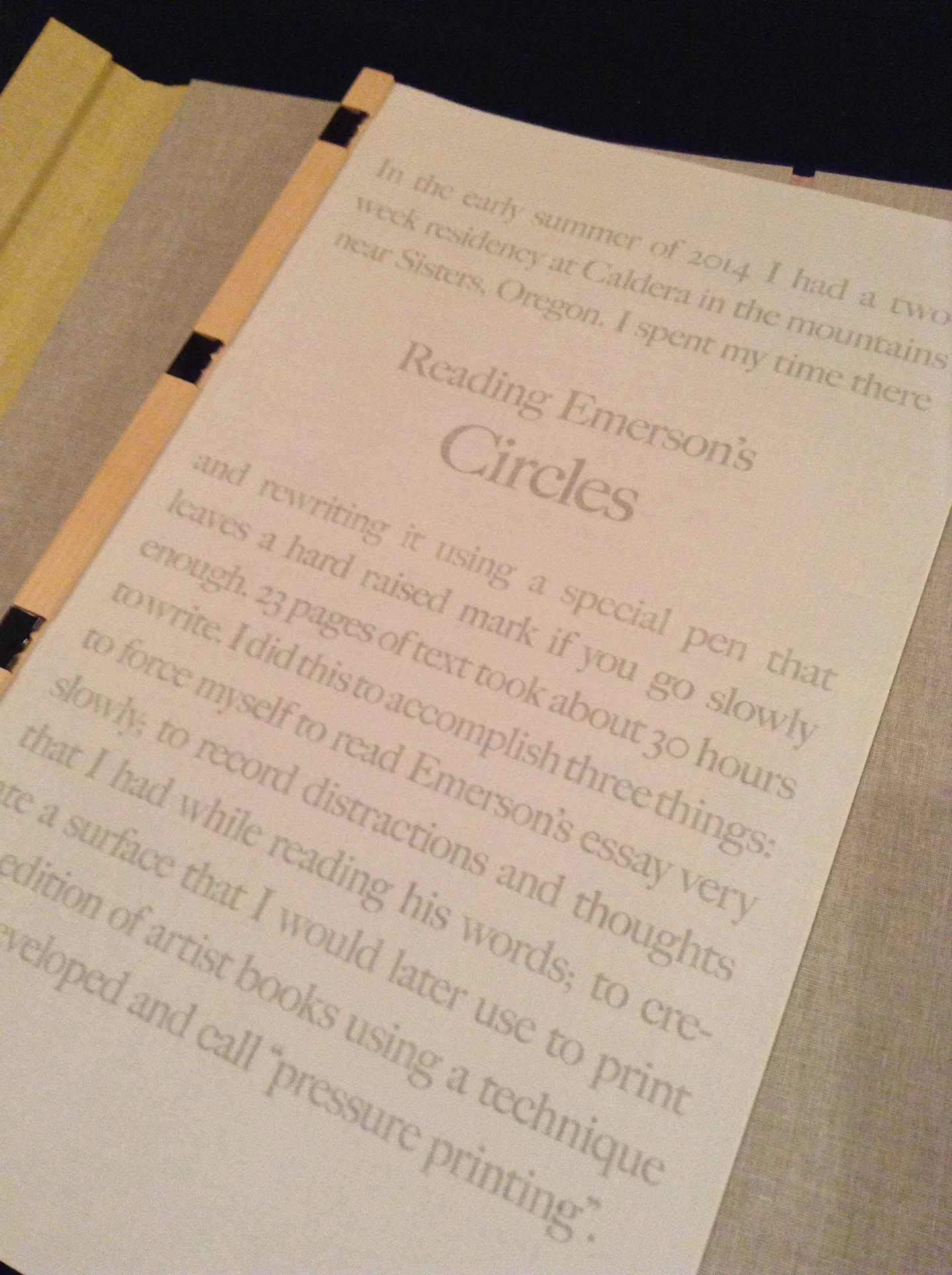 Reading Emerson's 'Circles'