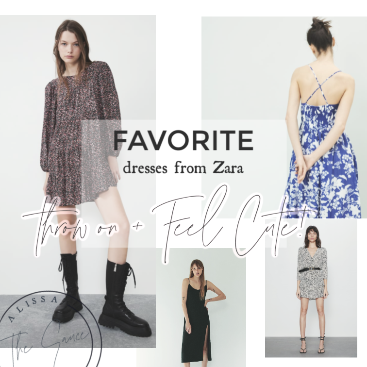 zara going out dresses