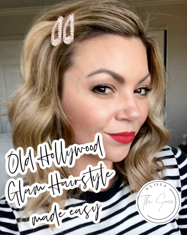 Old Hollywood Glam Hairstyle Made Easy