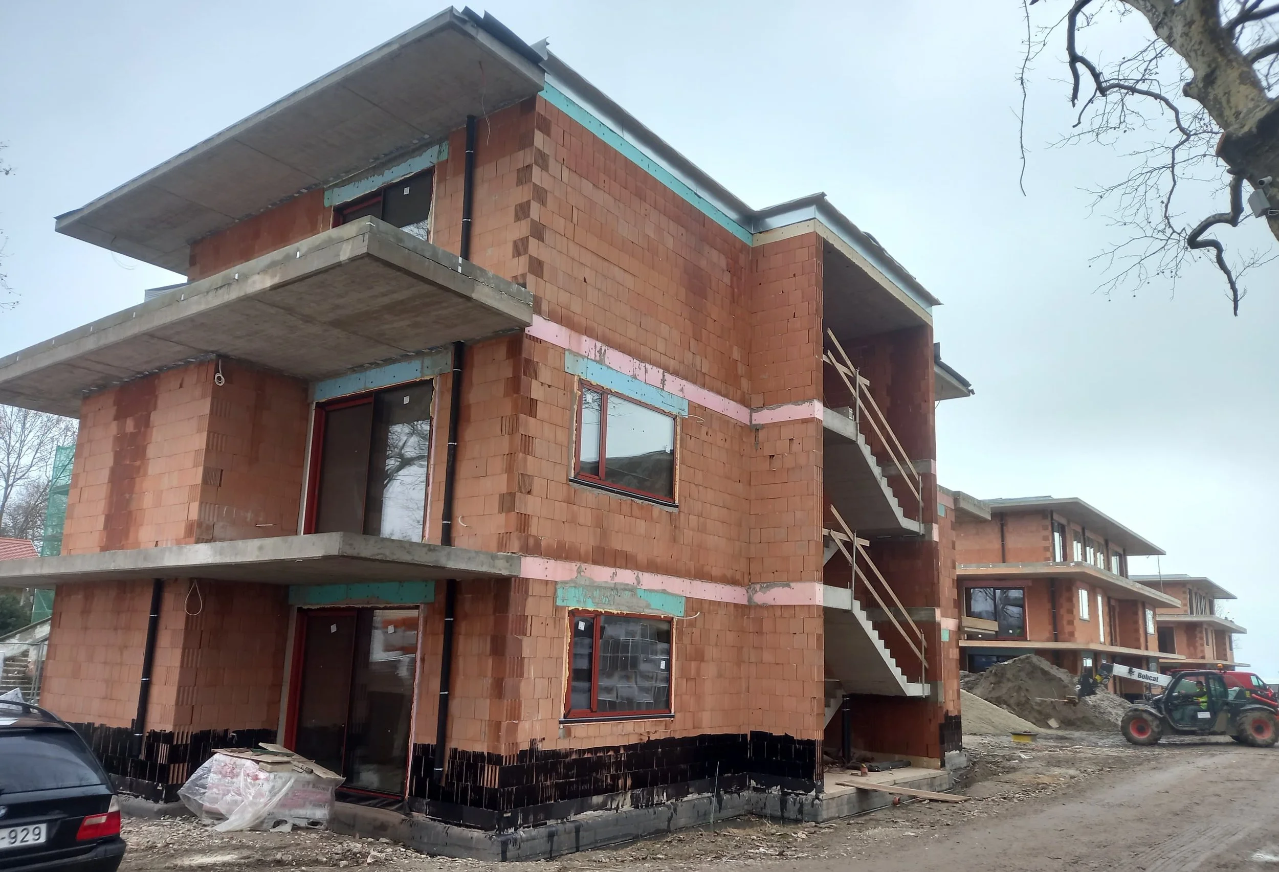 The luxury villapark in Balatonboglár is structurally complete