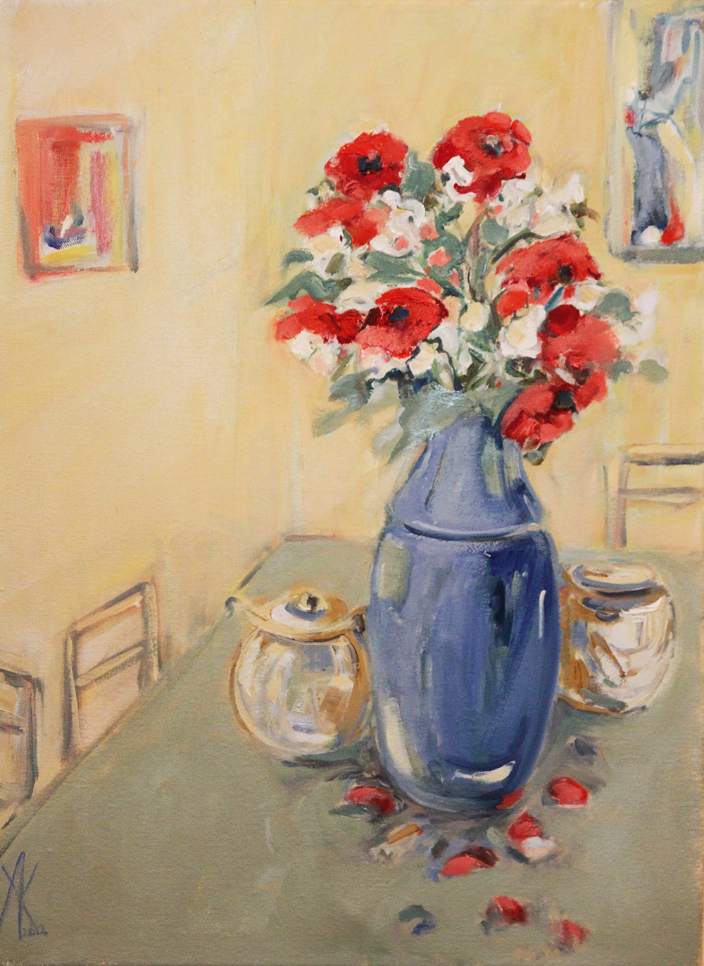 TITLE: A simple life MEDIUM: Oil on canvas DIMENSIONS: H50 x W38cm