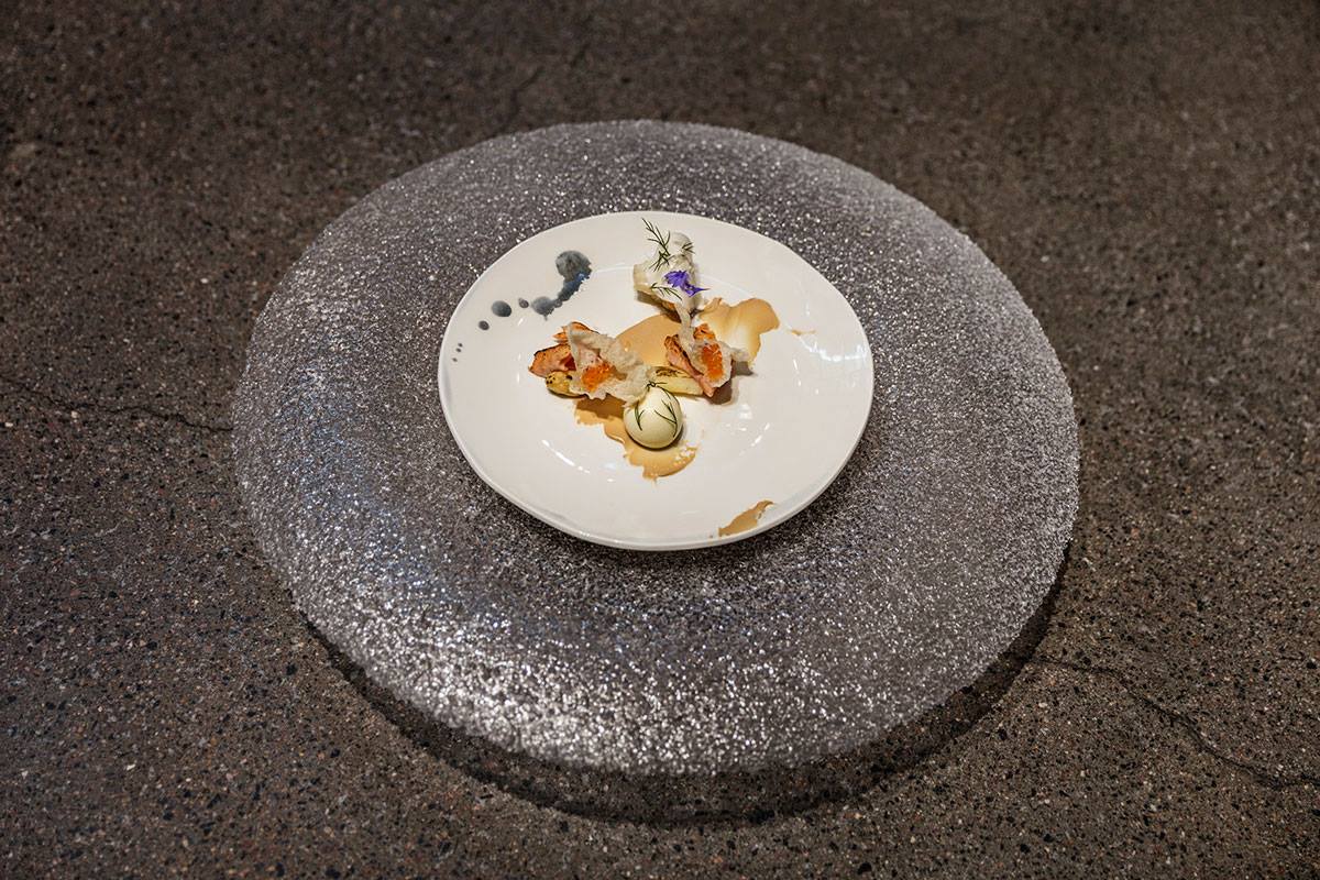 Supper Fest 2016, Helsinki Ceramic plate Mari Paikkari Glass Markku Salo Photo Timo Kauppila