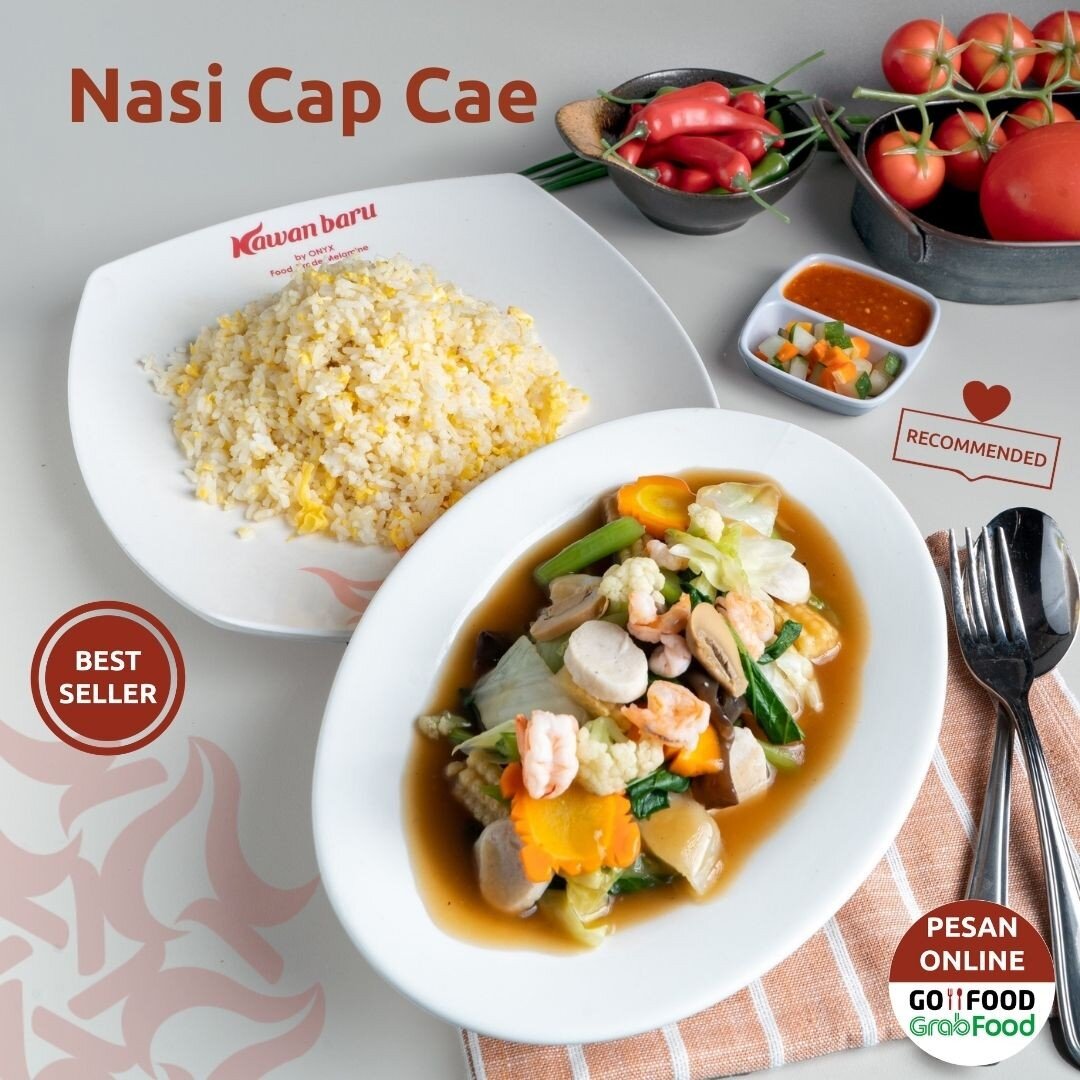 Nasi Cap Cae Kawan Baru menu favorit pilihan pelanggan setia kami. 😍