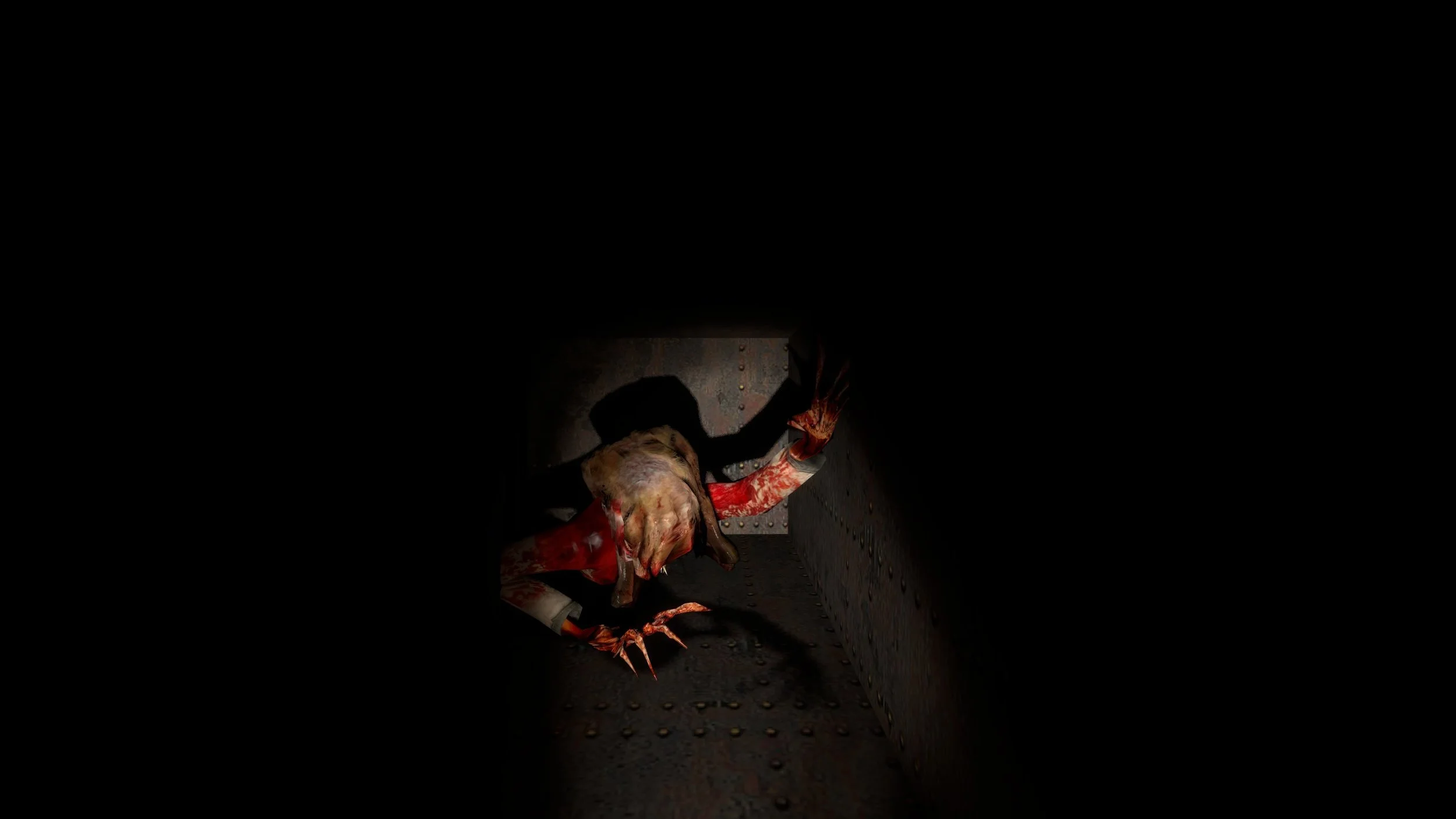 Jumpscare in a vent