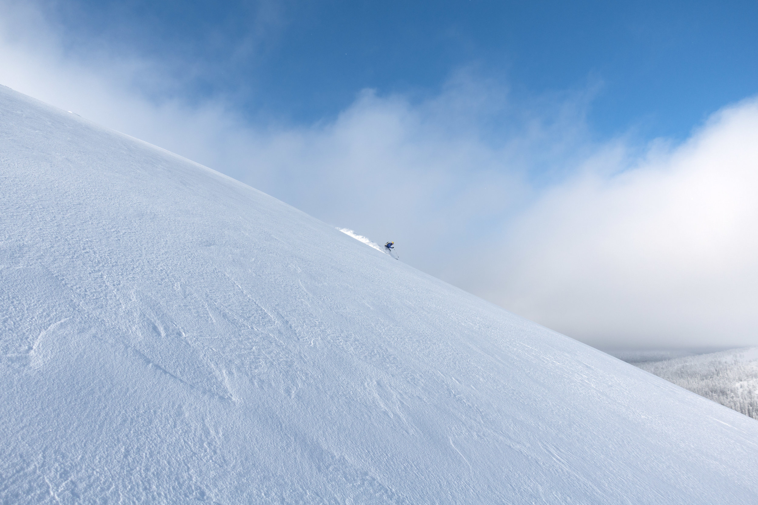 Powder days in Finland