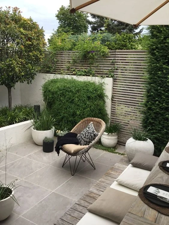 Relaxing backyard