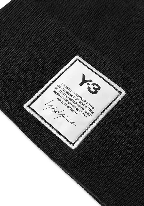 y-3 Black Classic Beanie_2.jpg