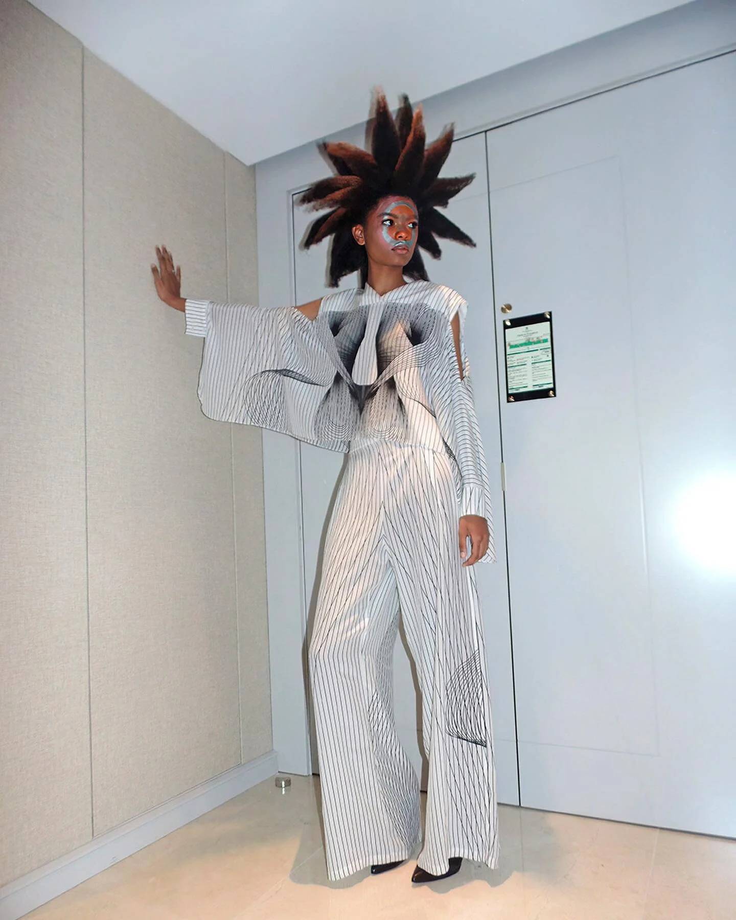 Some pictures from our @fslisbon event, with our geometry orchid print✨

@dabandamodelmanagement 
 1st photo @closedceremony for @zootmagazine 
 2nd photo @davidaba
Makeup @iamwhathiam 
Hair @claudiopachecohairstylist @chiadostudio