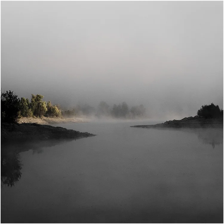 First touches of light on the lake #2