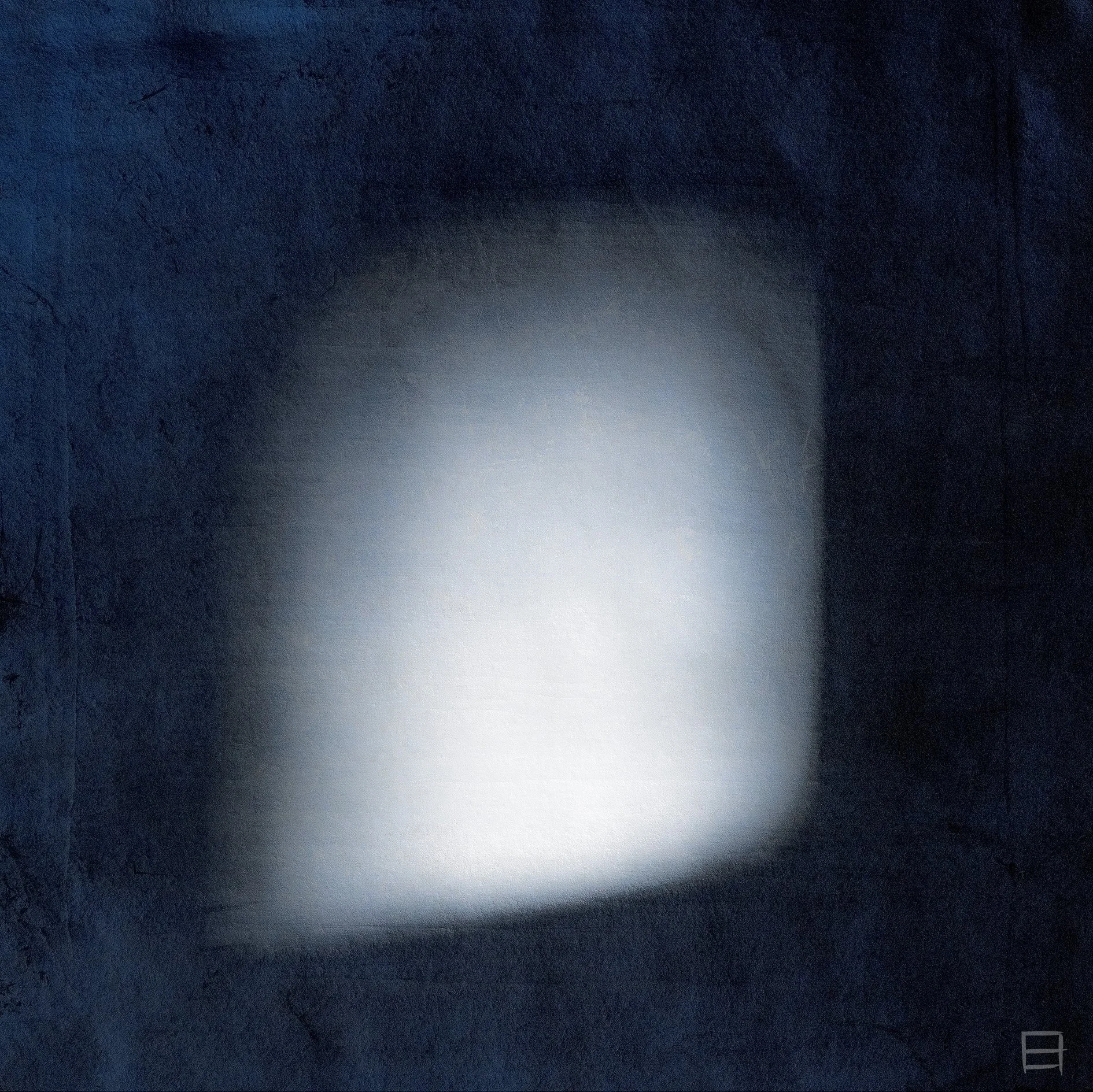 CR418 - Blanc émergeant d'un bleu