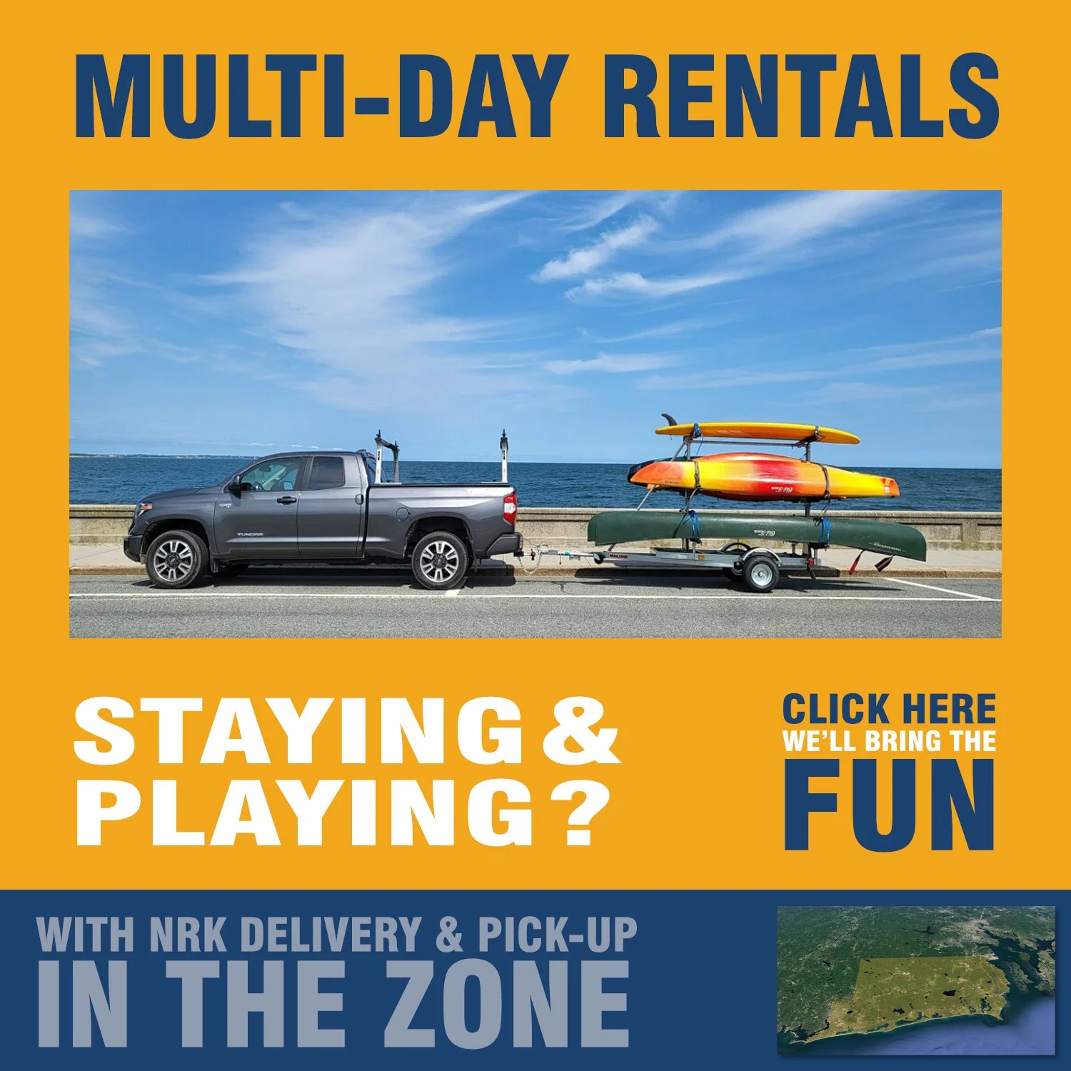 Multi-Day Kayak, Paddleboard & Canoe Rentals
