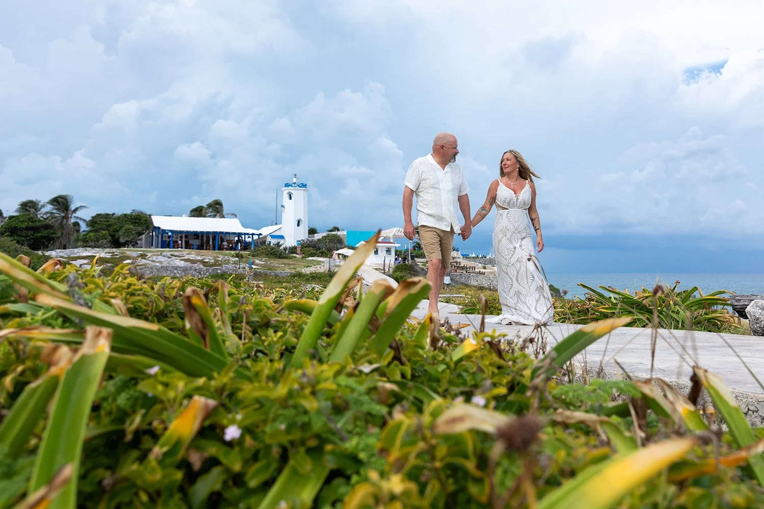 Kimberly &amp; Brandon Intimate Isla Mujeres Elopement at Punta Sur