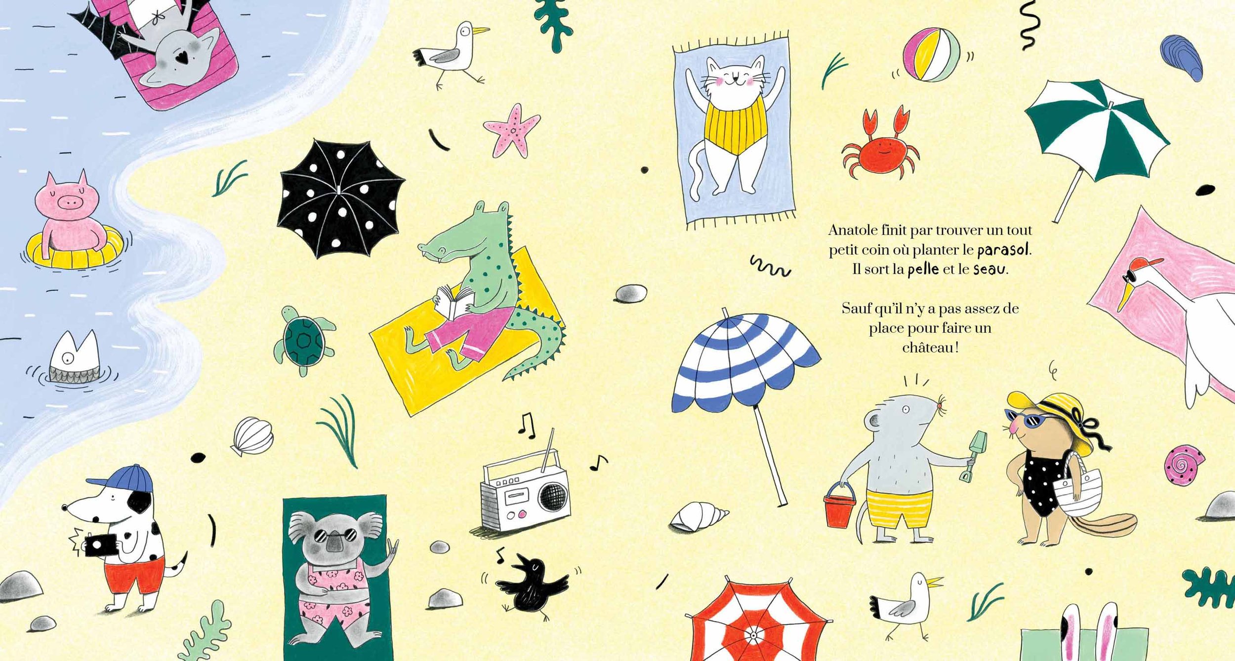« Lola et Anatole à la plage »