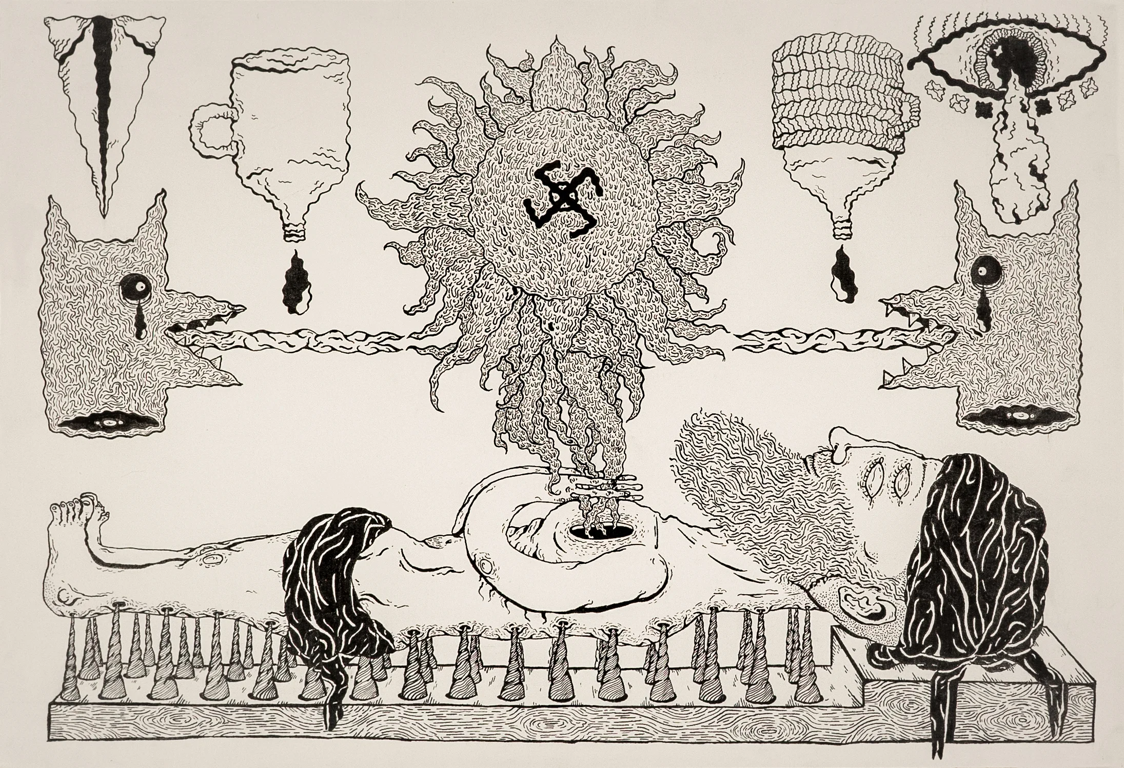 Faquir, detail