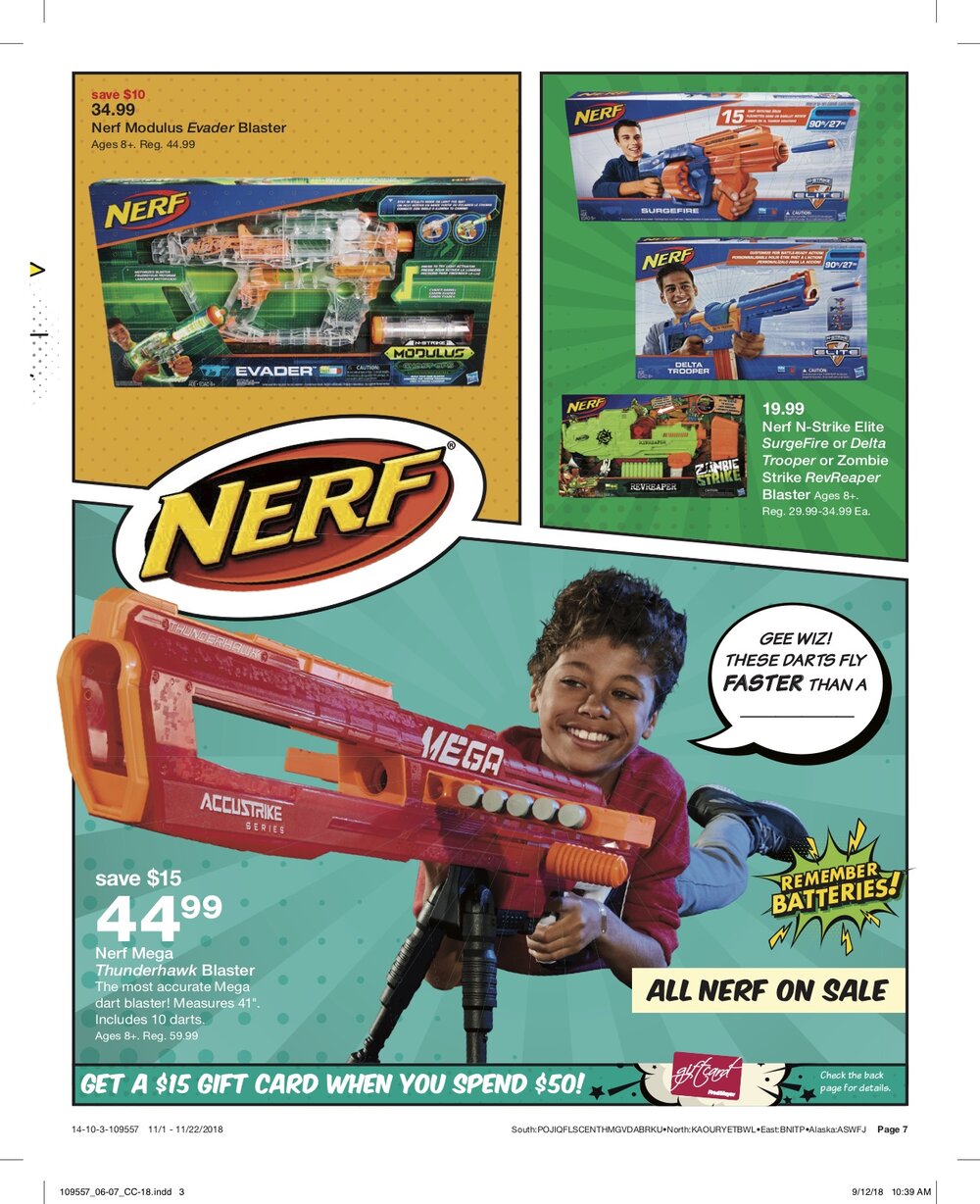 New Nerf Blasters: N-Strike Elite, Thunderhawk, Modulus