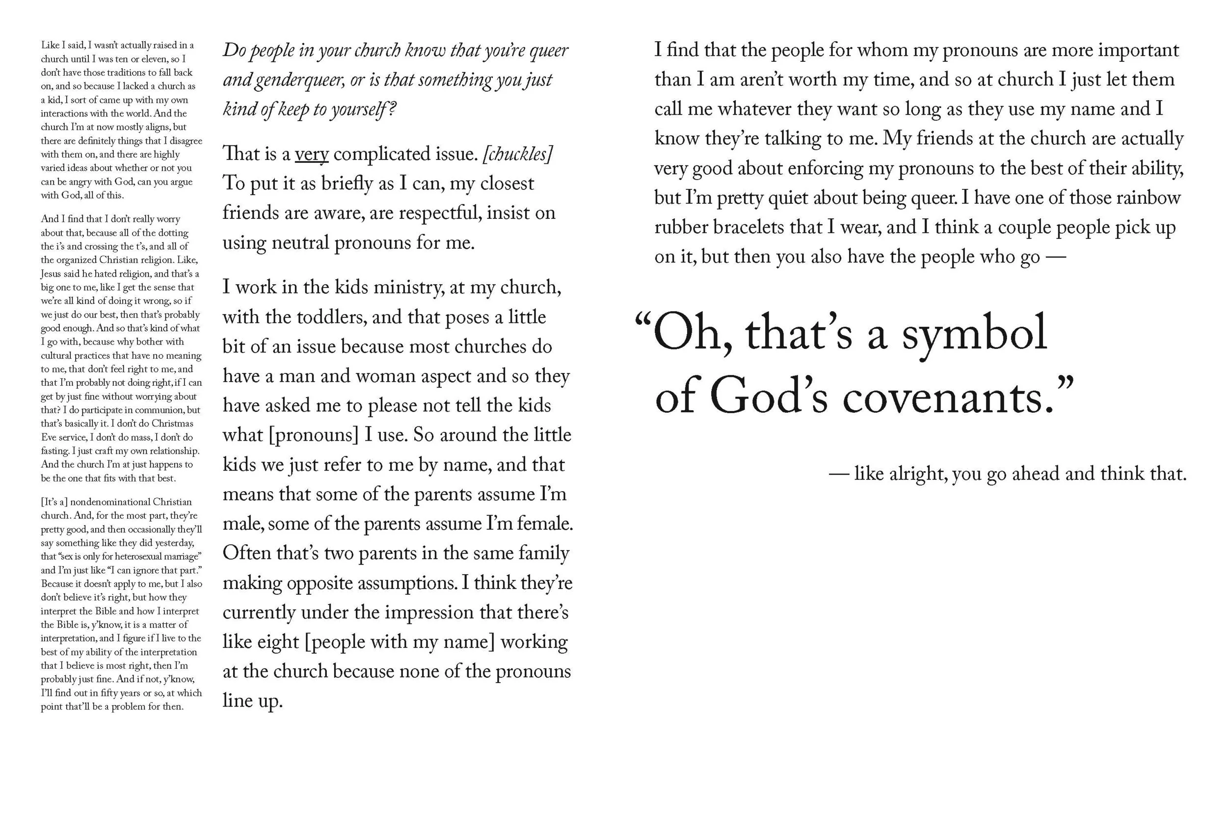 Early typography experiments