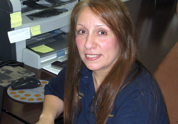  Nancy Messina, Office Manager  Nancy is responsible for the day to day running of the office including shipping, invoicing, filing and phones. 