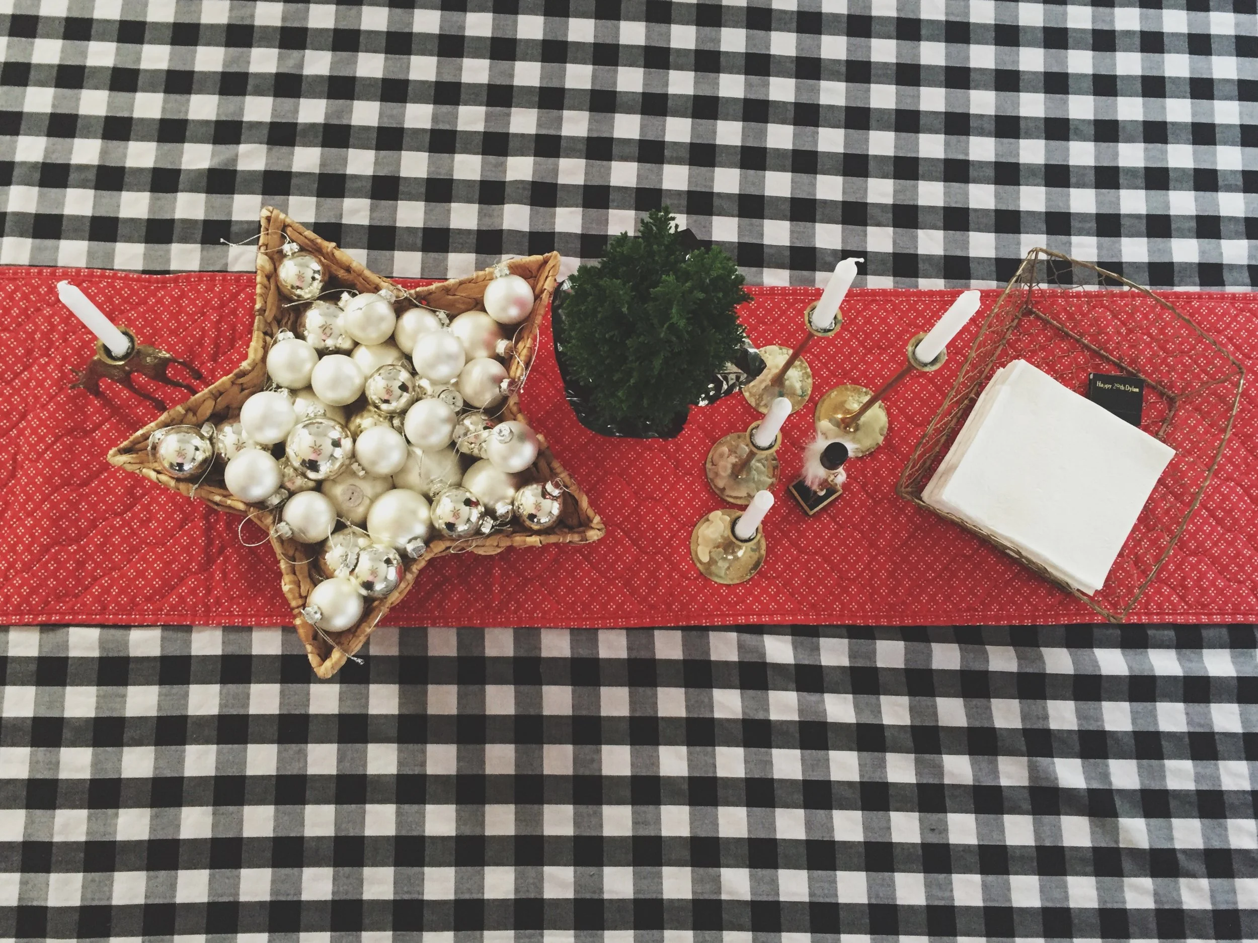 My Christmas Tabletop | Cassia & Co.