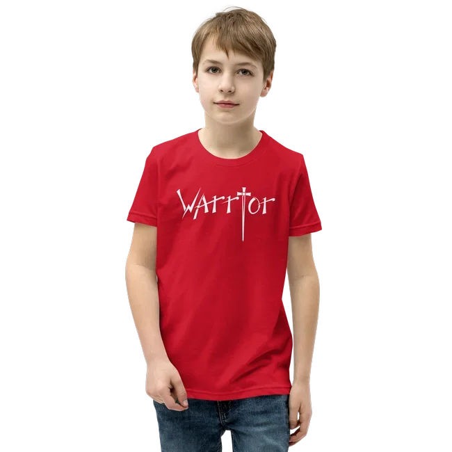 warrior-kids-short-sleeve-tee-red-front-02_OP.webp