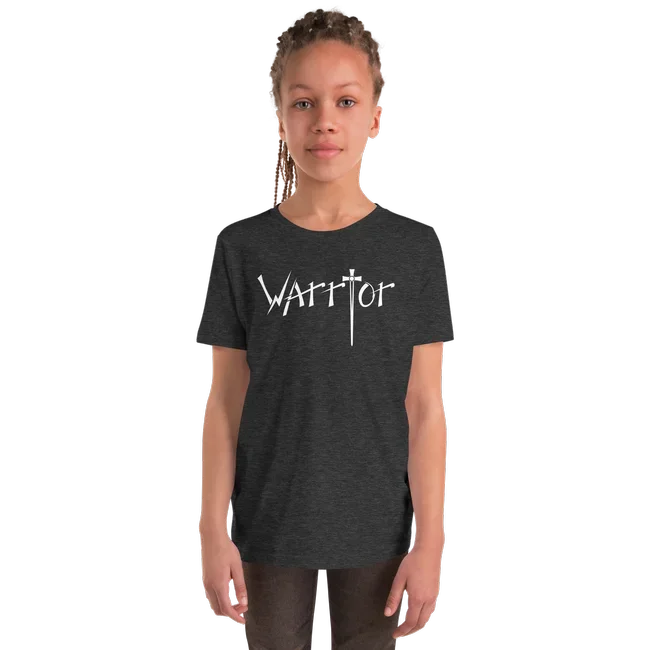 warrior-kids-short-sleeve-tee-dark-grey-heather-front-04_OP.webp