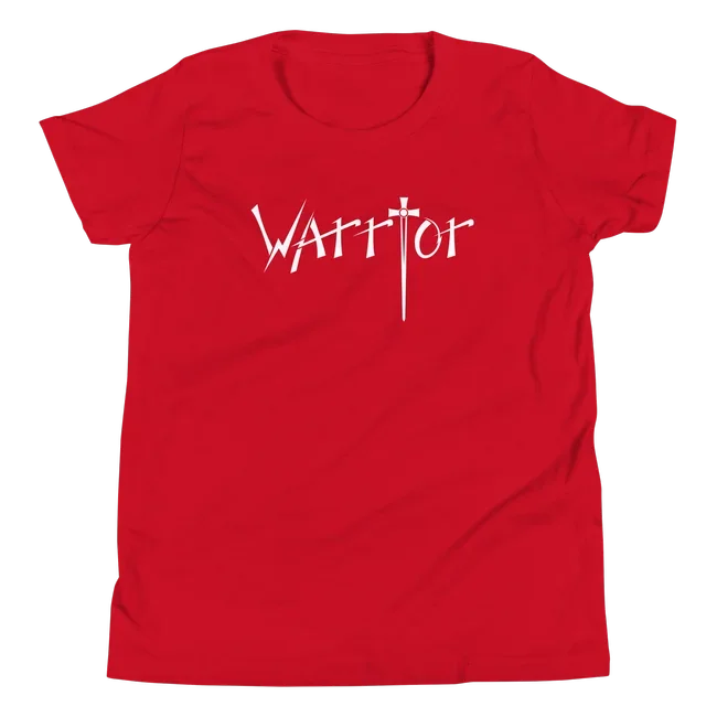 warrior-kids-short-sleeve-tee-red-front-03_OP.webp