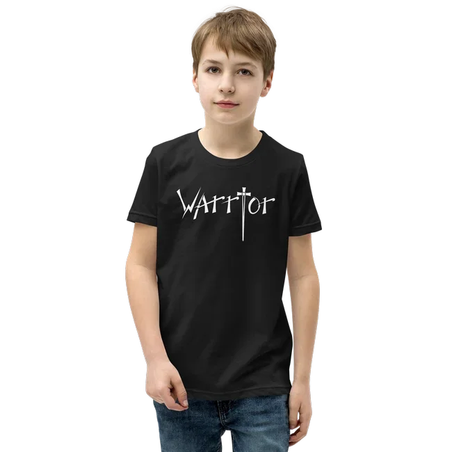 warrior-kids-short-sleeve-tee-black-front-02_OP.webp