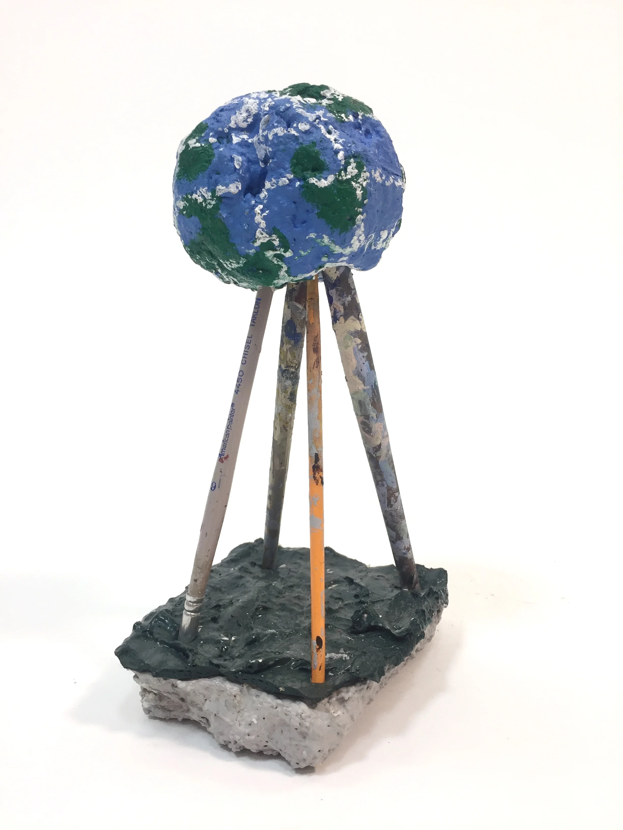 "Globe above a Rushing Water"