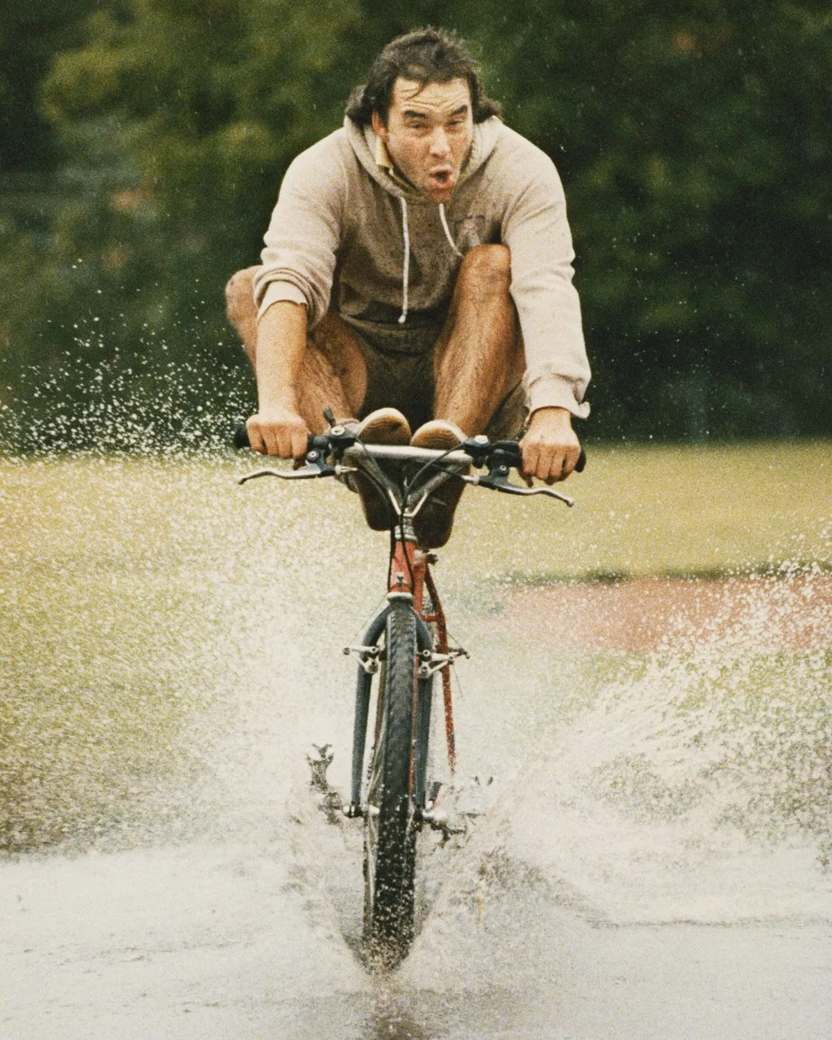 Going all the way back to 1989 when I was just starting out shooting photos of people riding their mountain bikes and hanging out with John Franzky and the rest of the Bow Cycle Bohemians. Back then John was wrenching on bikes at Bow, and today he&rs