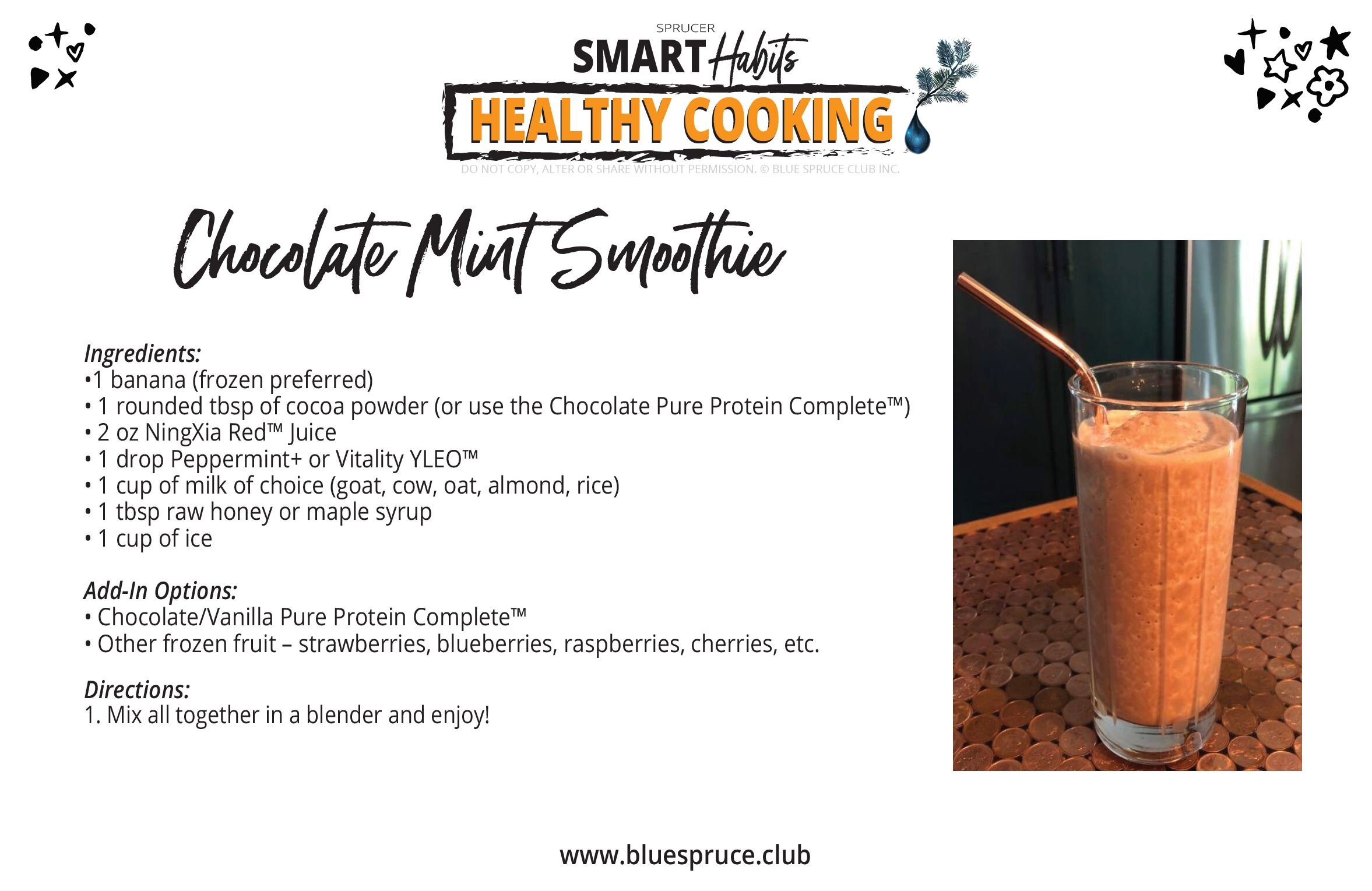 SMART HABITS_Healthy Cooking_Chocolate mint Smoothie.JPG