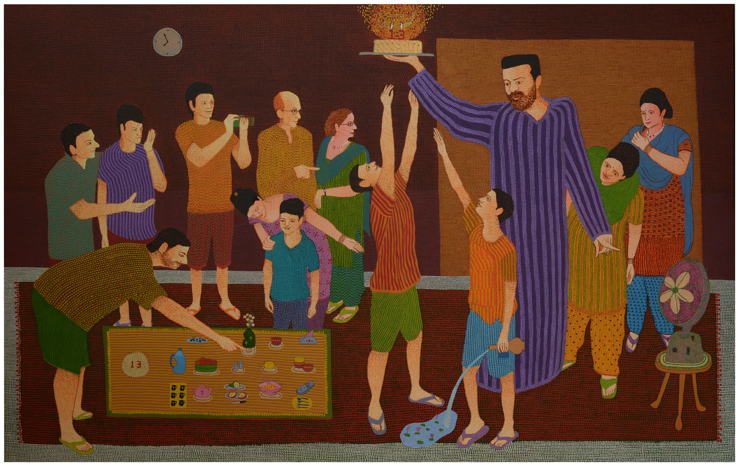 2015, Celebrating togetherness, 32x 48 inches.jpg