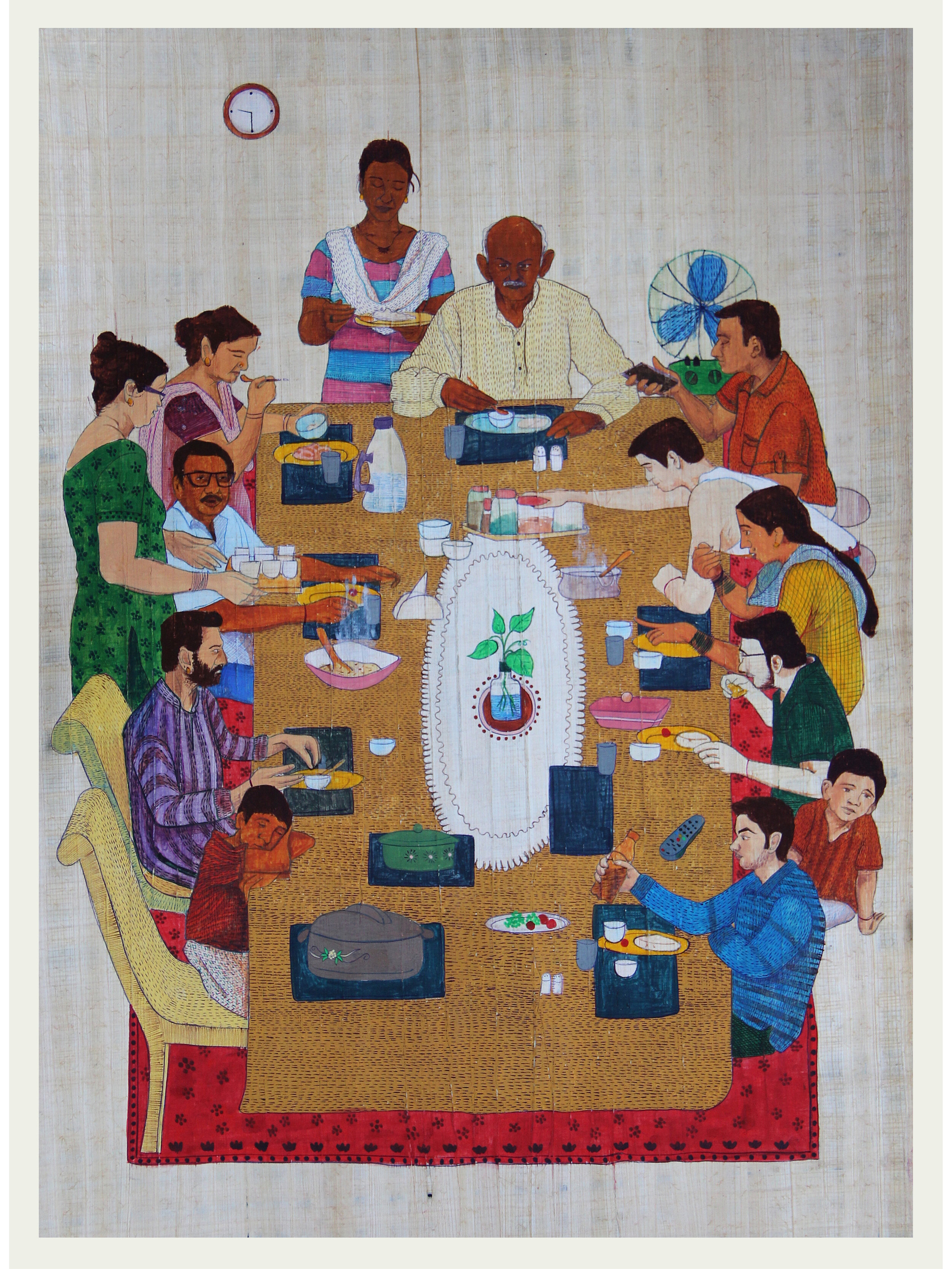 2015, Family time, 11x16 inches.jpg