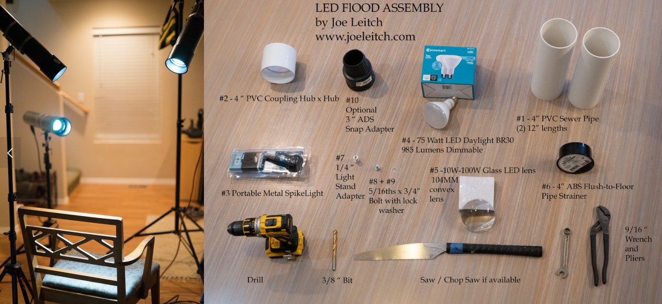 Joe’s Website: See the link below. See the light in the top left corner? That is what we will be making.