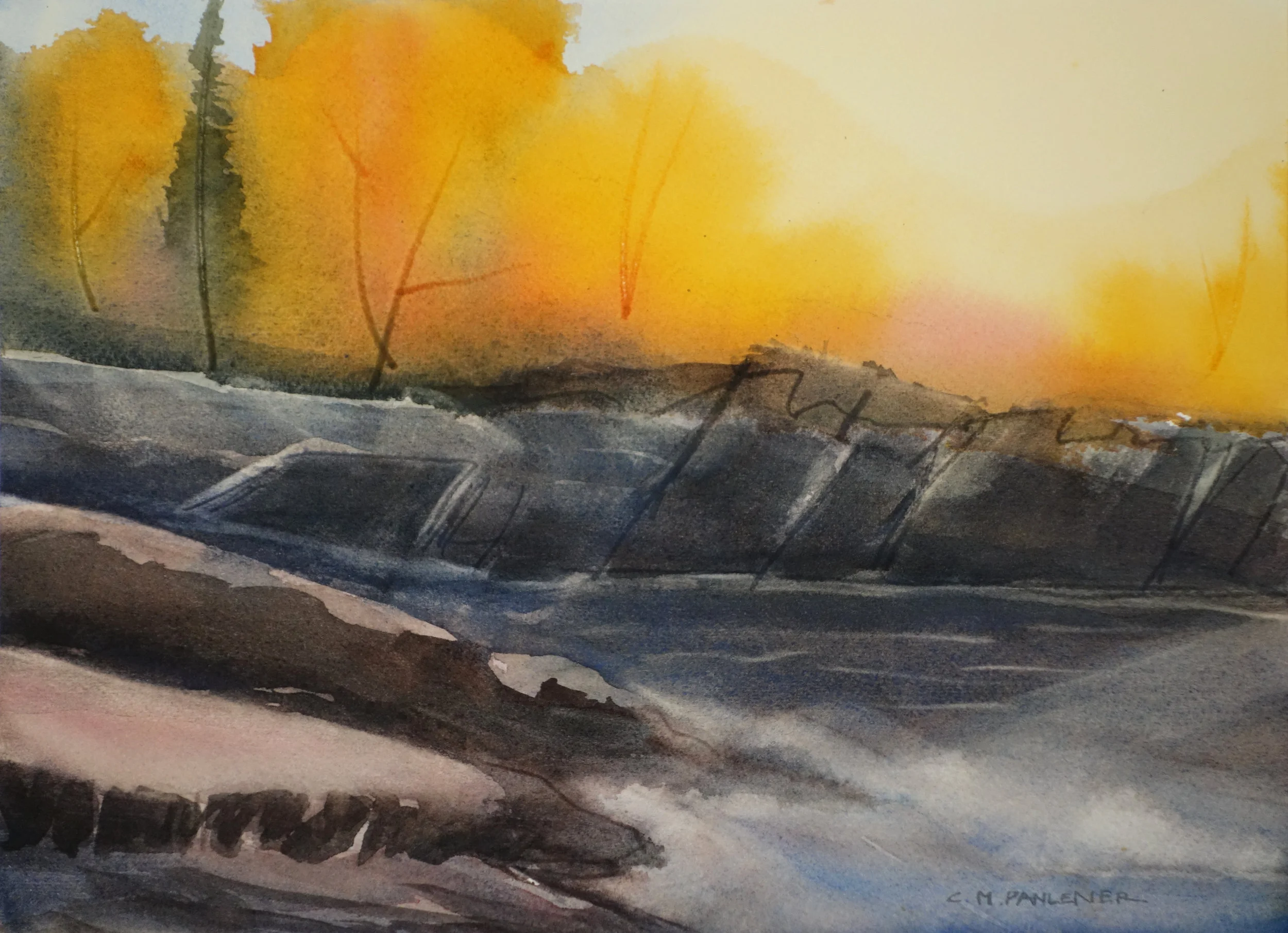 Blue Rocks Sketch
