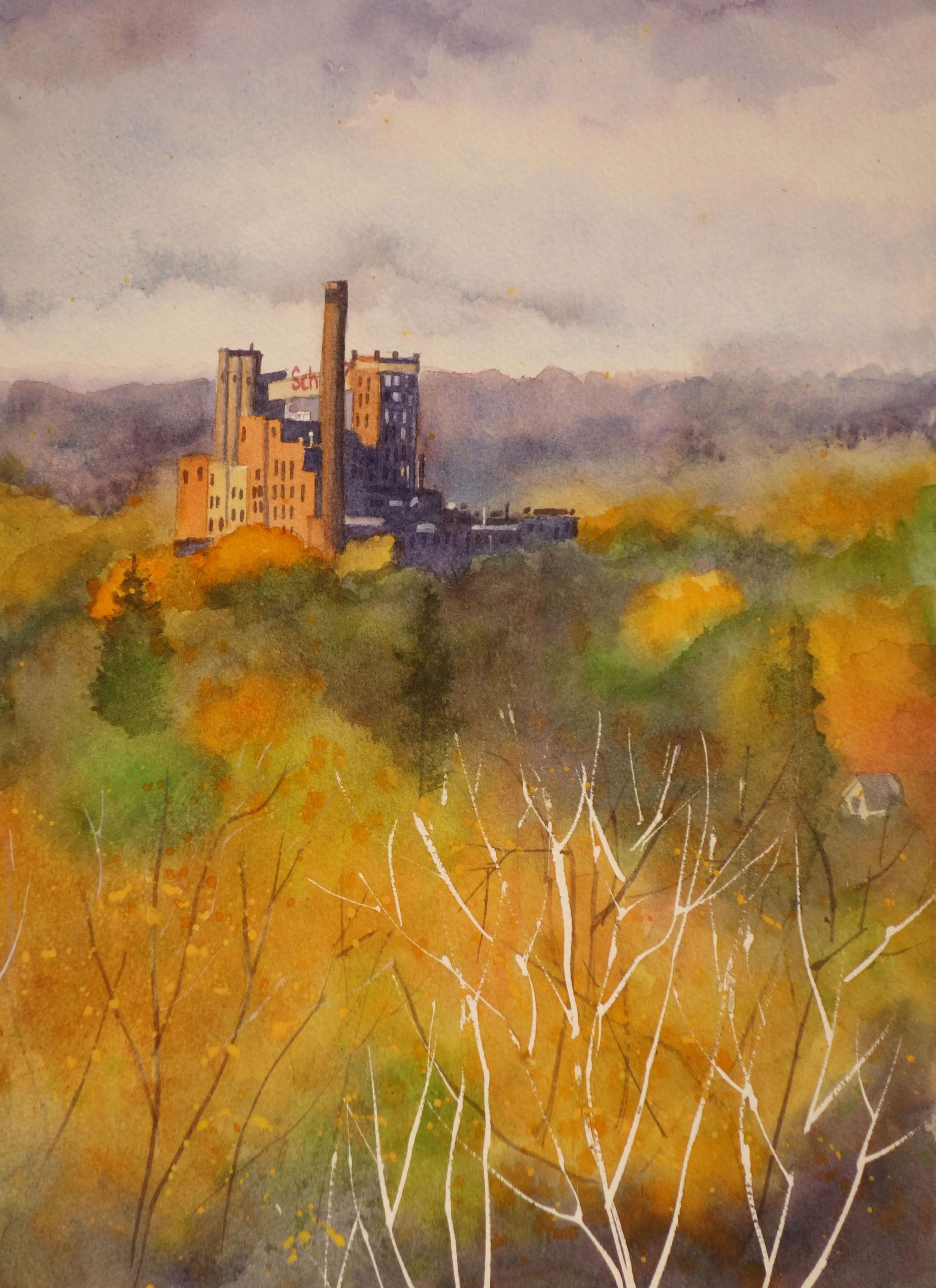 Schmidt Brewery on a Fall Day