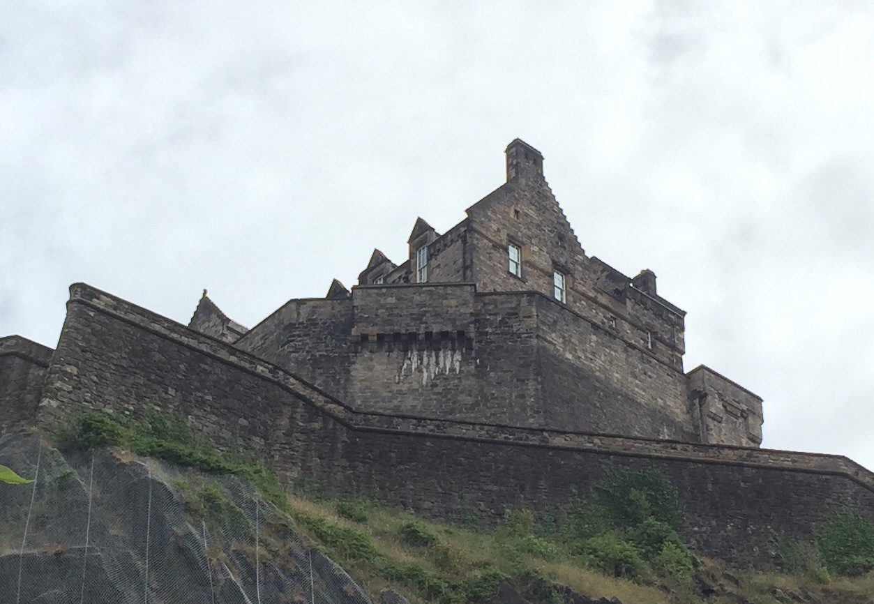 Edinburgh Castle faces the world