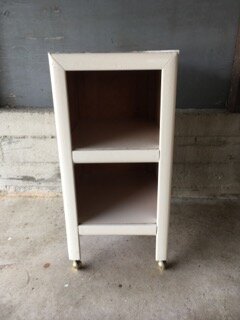 Old sixties wooden kitchen cabinet
