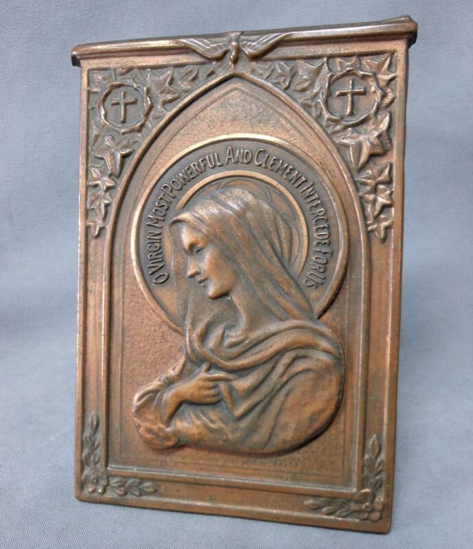 Copper Virgin Mary