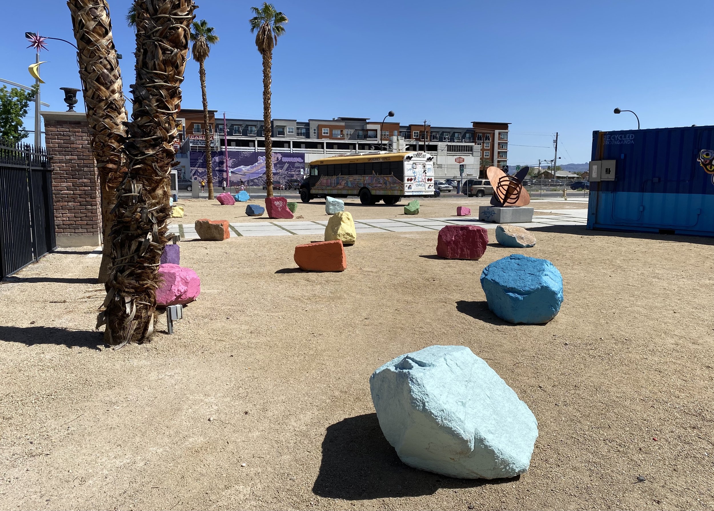 The coloured rocks of Las Vegas